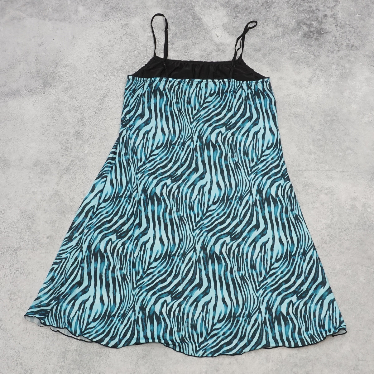 2000s Zebra Print Mini Dress