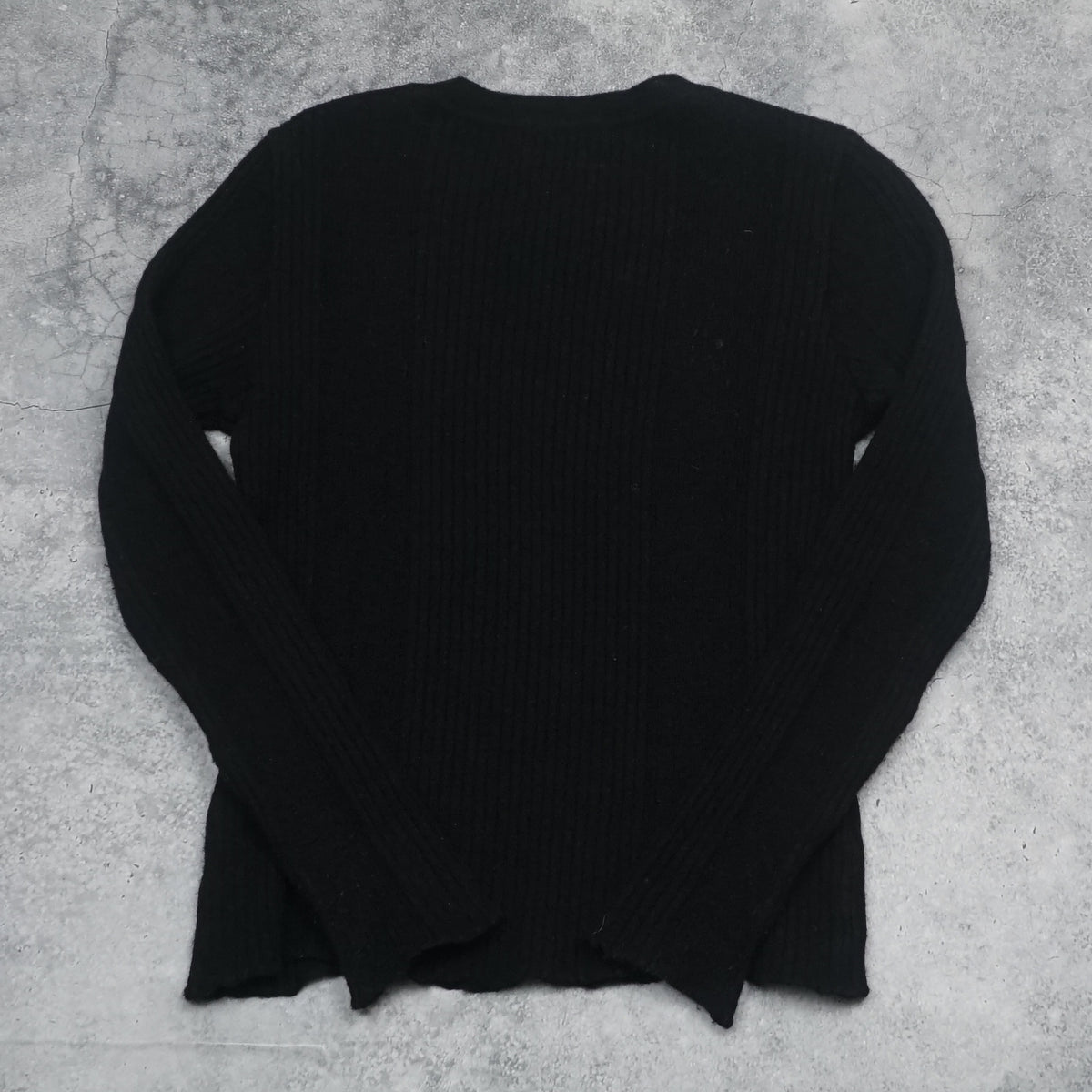 Vivienne Westwood Red Label Black Ribbed Orb Logo Sweater