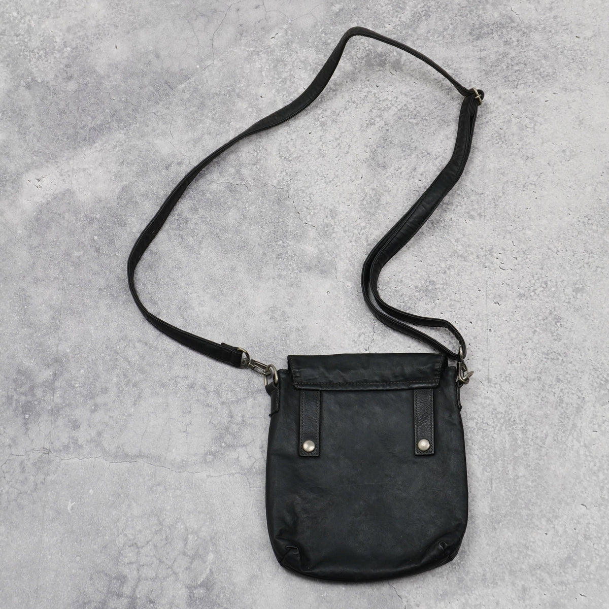 2000s Jean Paul Gaultier Leather Crossbody Sling Bag