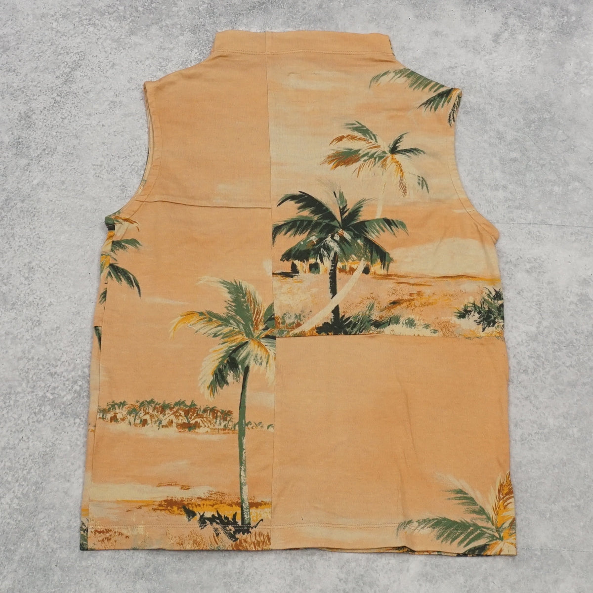 90s Hai Sporting Gear Tropical Palm Print Tank Top