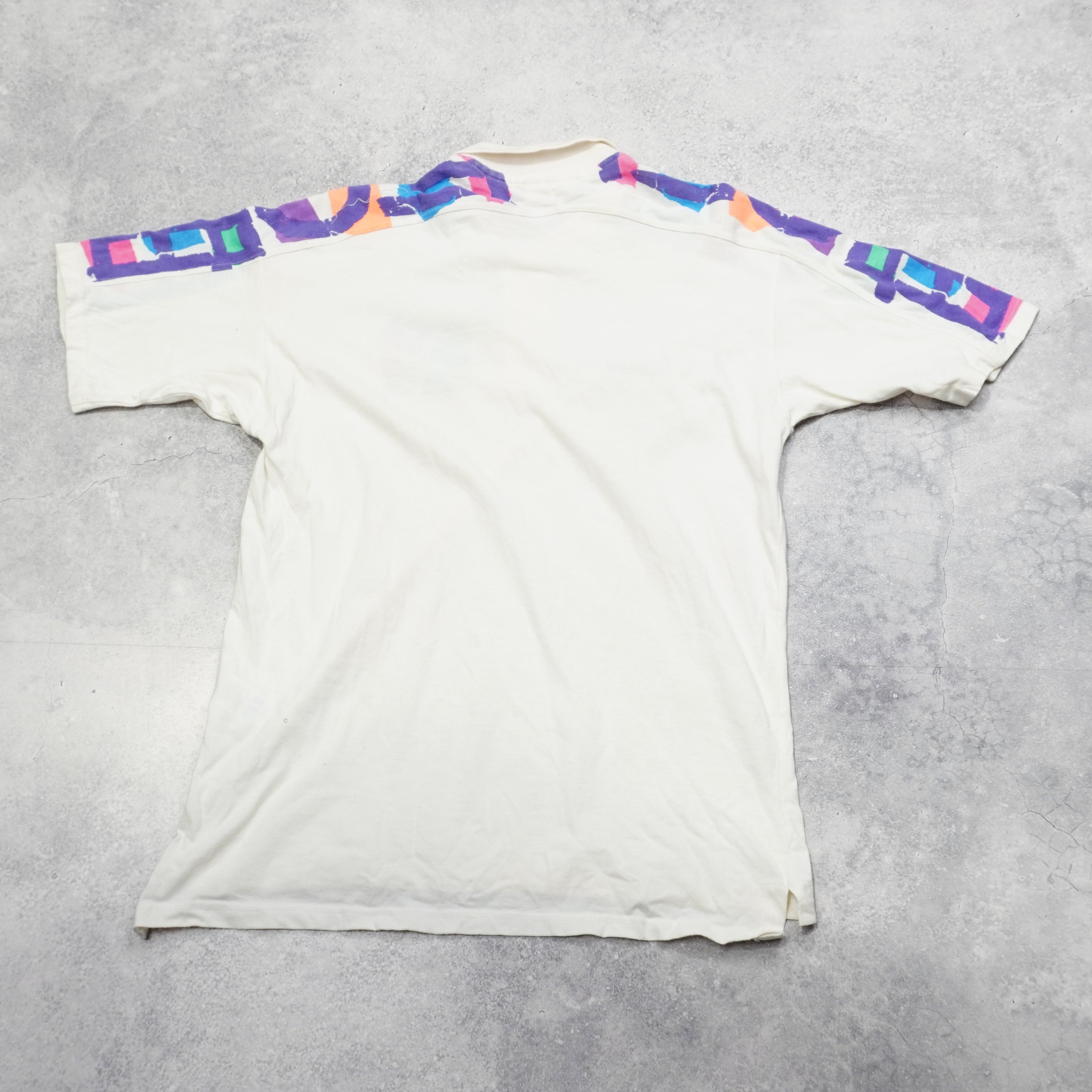 90s Adidas Colorful Graphic Polo