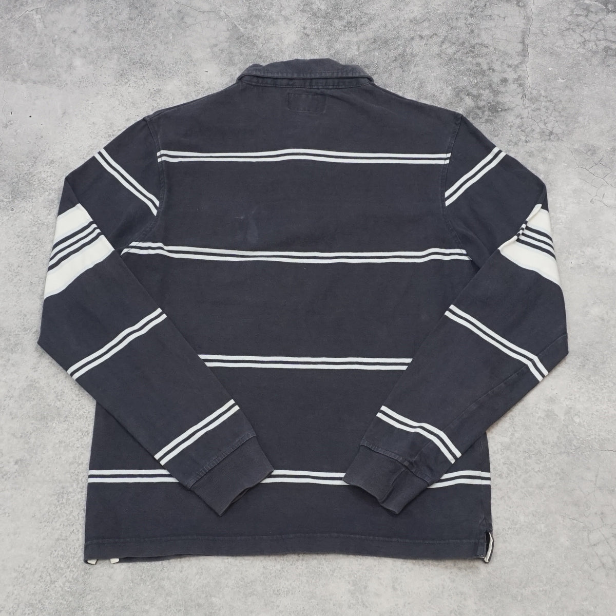 Xdye Islanders Striped Long Sleeve Shirt Rugby