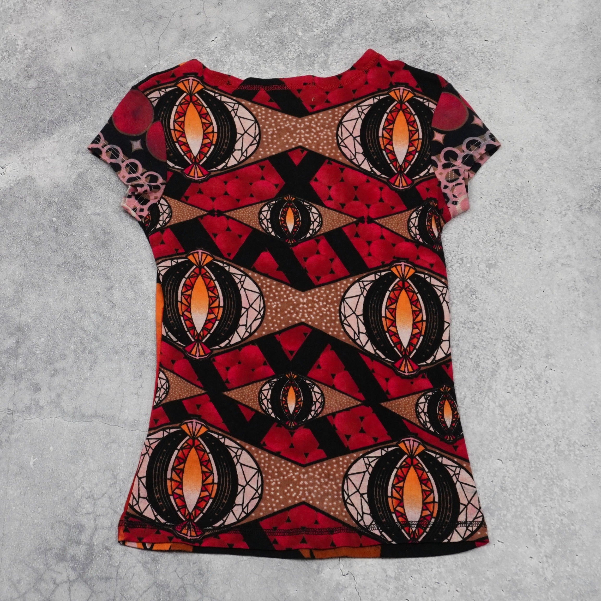 2000s Hayes Patterned T-Shirt