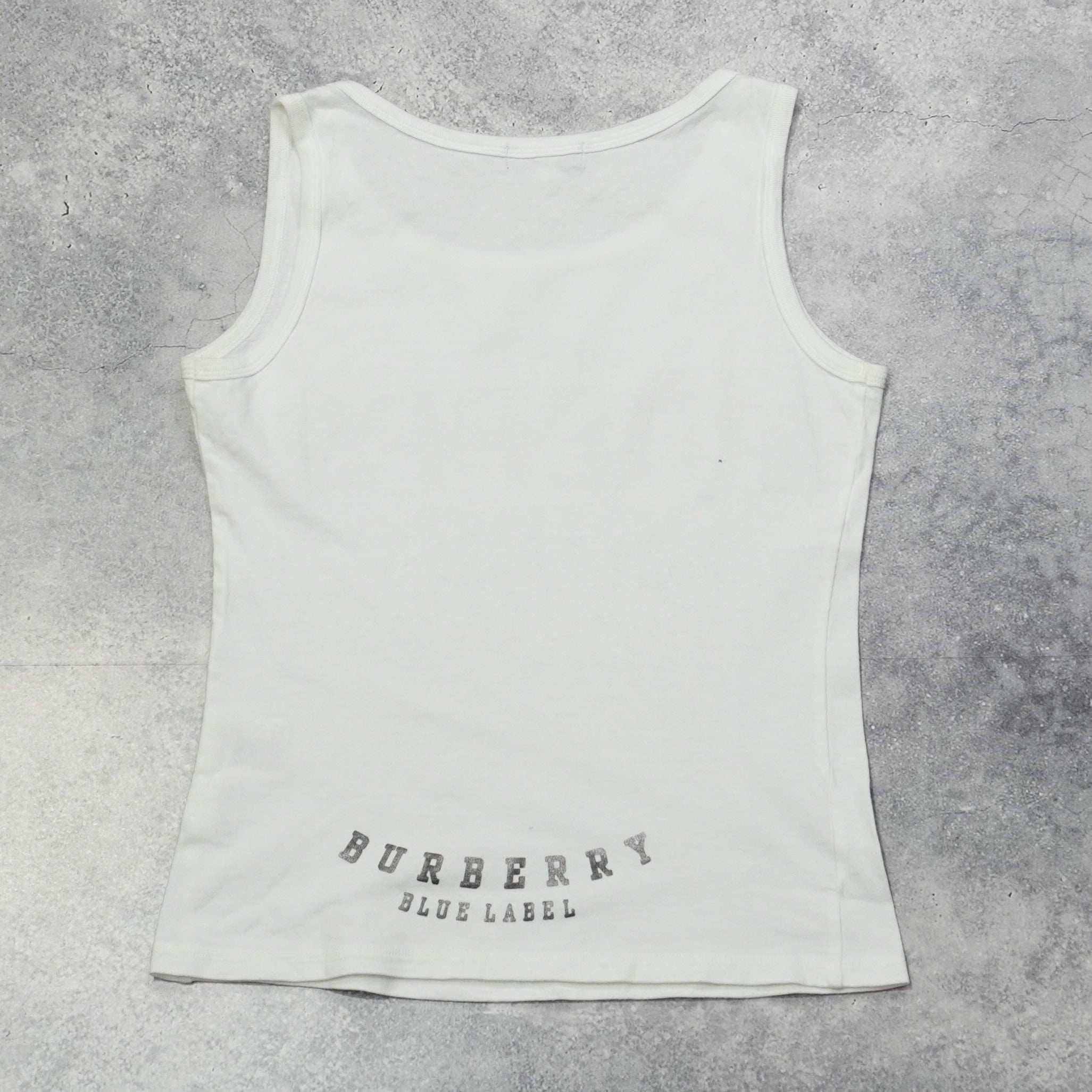 2000s Burberry Blue Label Graphic Tank Top