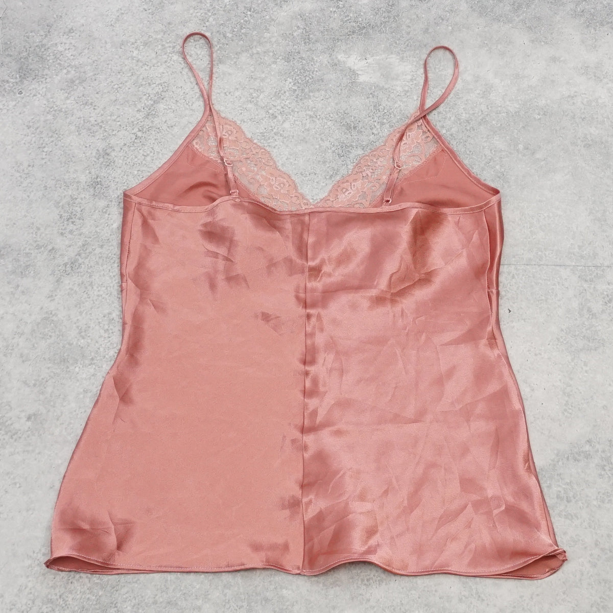 2000s Satin Lace Cami Top