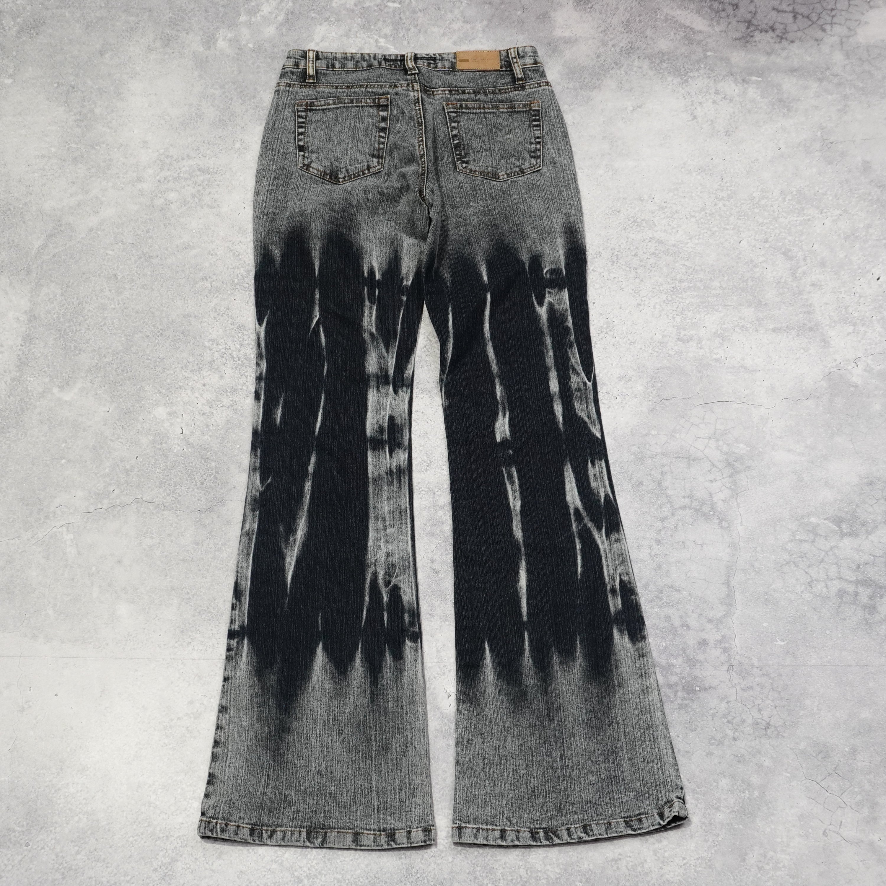 The Ican Jeans Wide Leg Flared Jeans