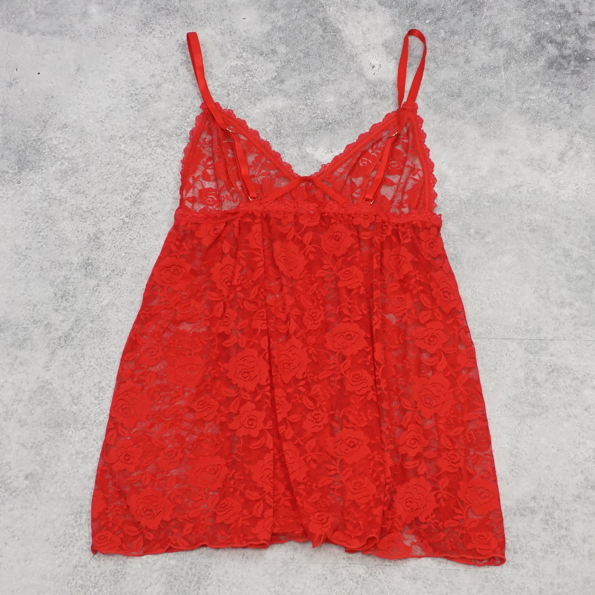 2000s Lace Floral Cami Top