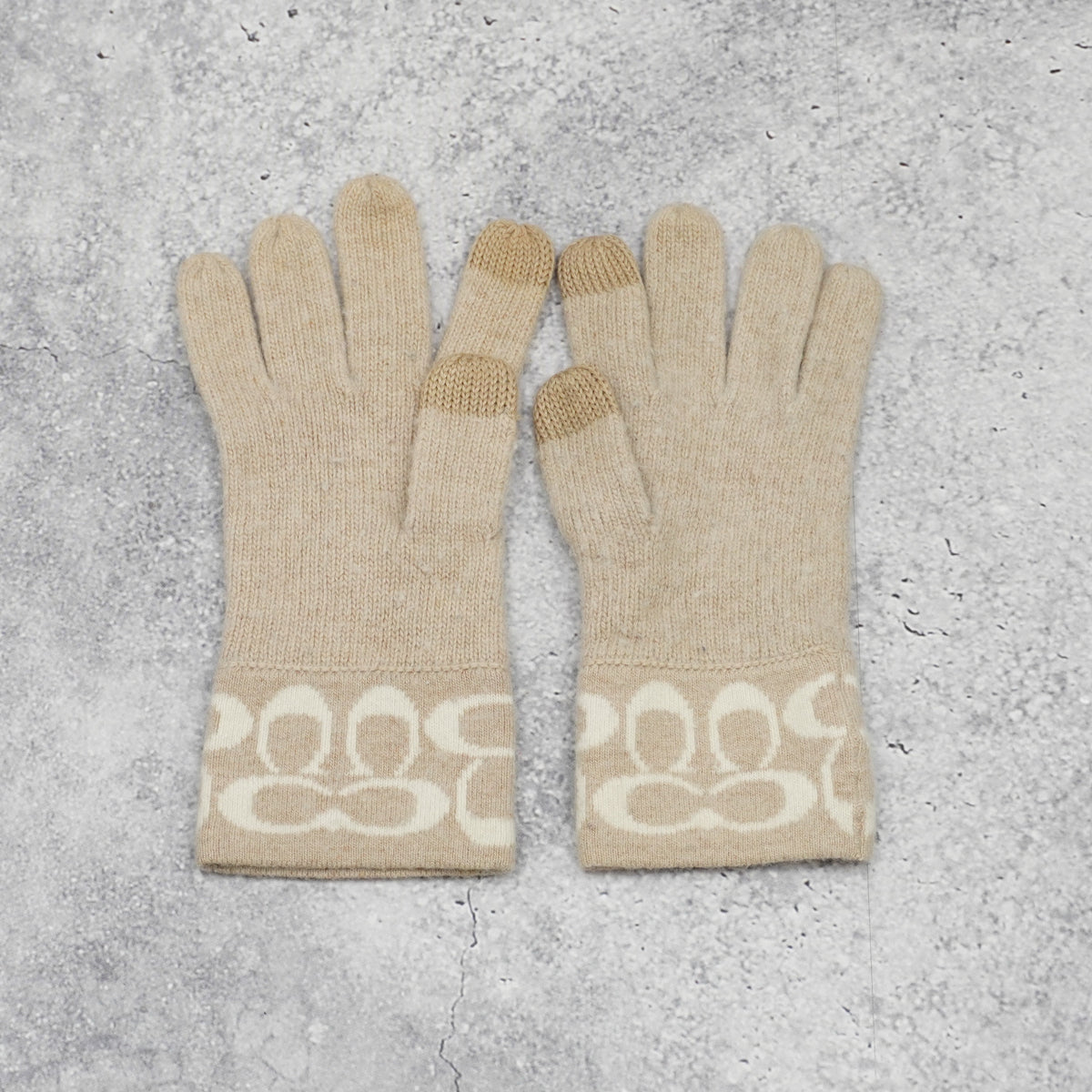Coach Knit Gloves