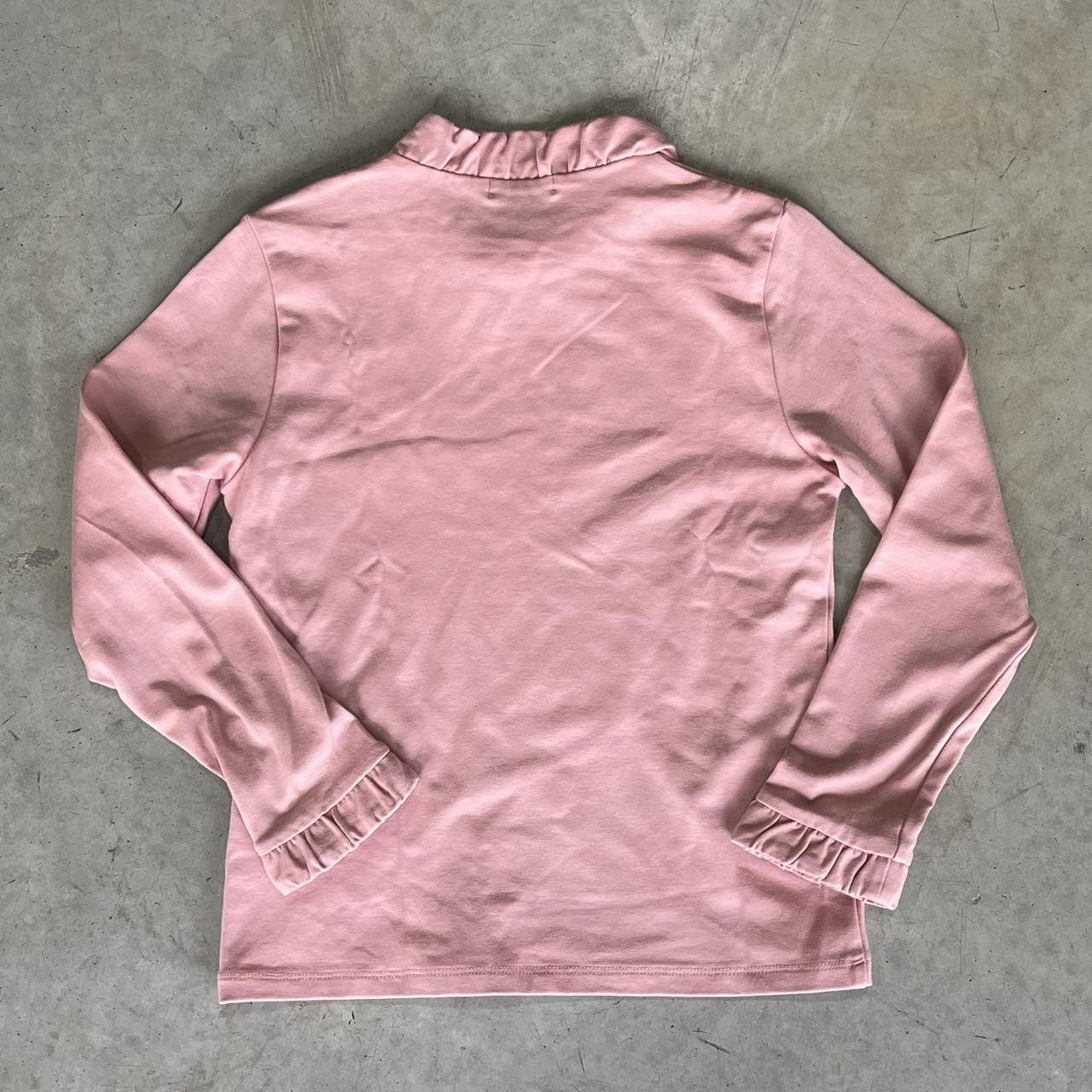 90s Burberry Ruffled T-Shirt
