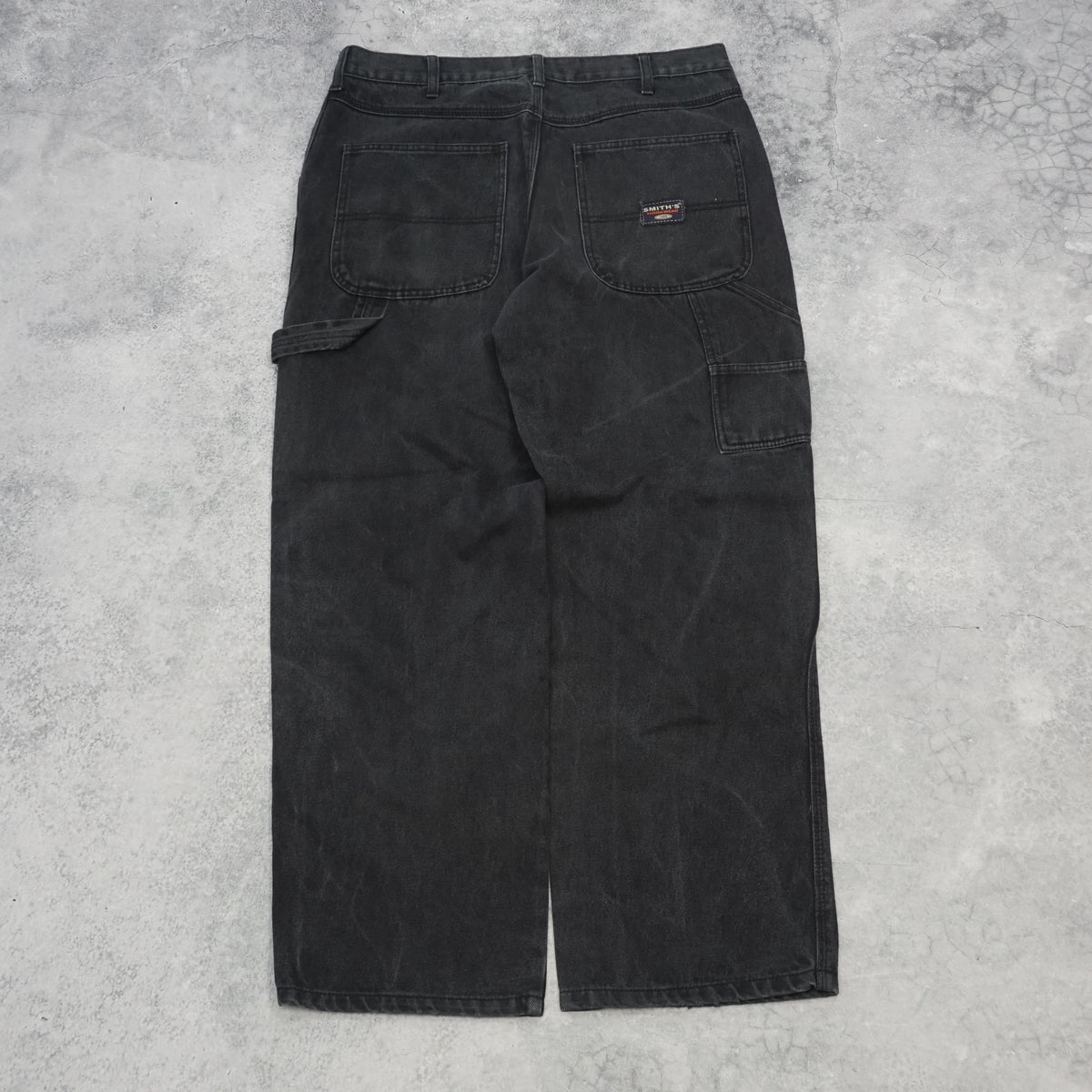 2000s Smith's Workwear Carpenter Faded Jeans