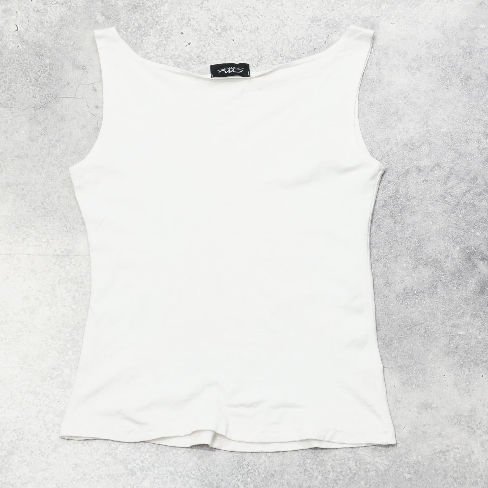 2000s Martini Graphic Print Tank Top