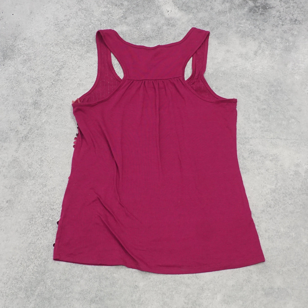2000s Eyeshadow Sequin Racerback Tank Top