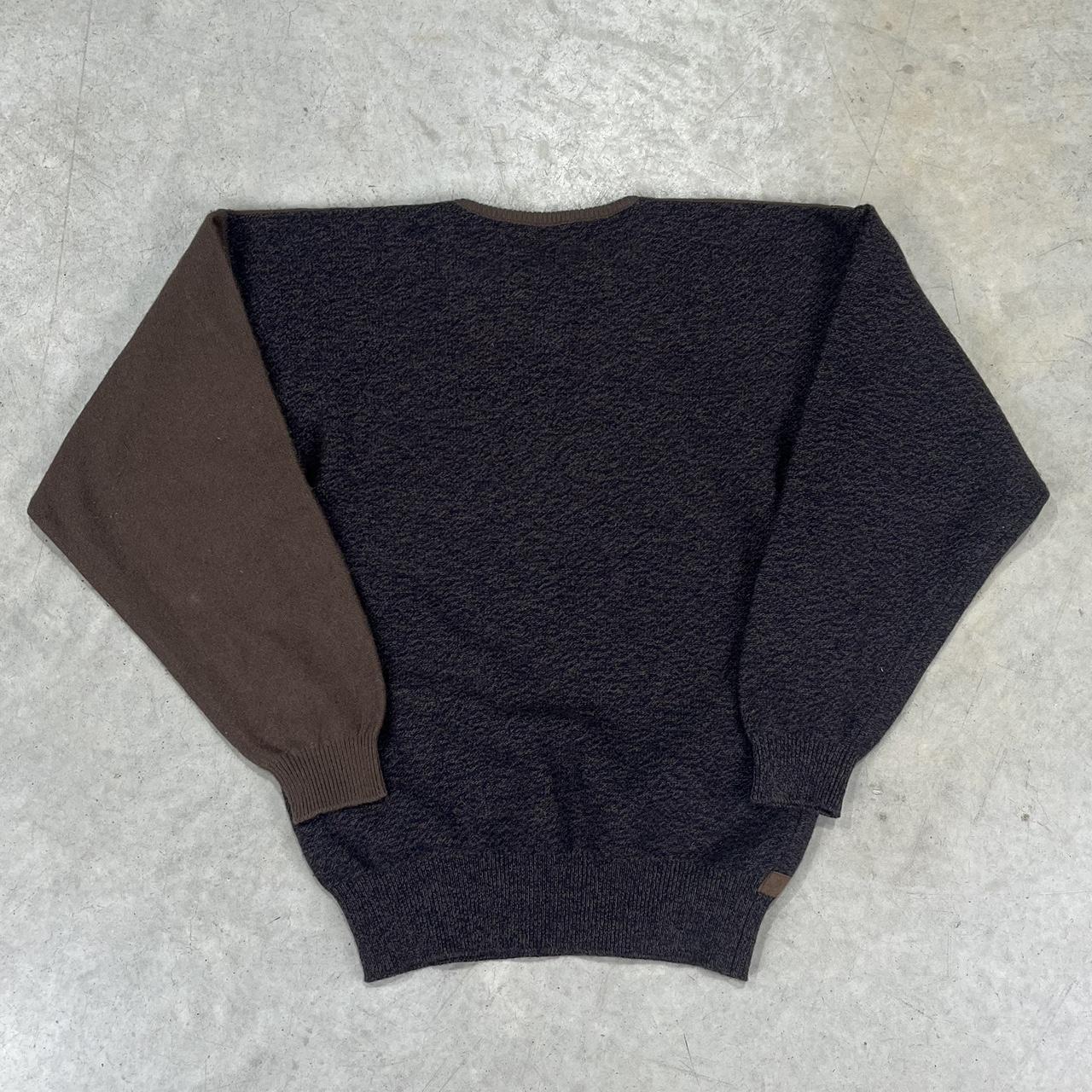 80s Burberry Button Up Sweater Sweater