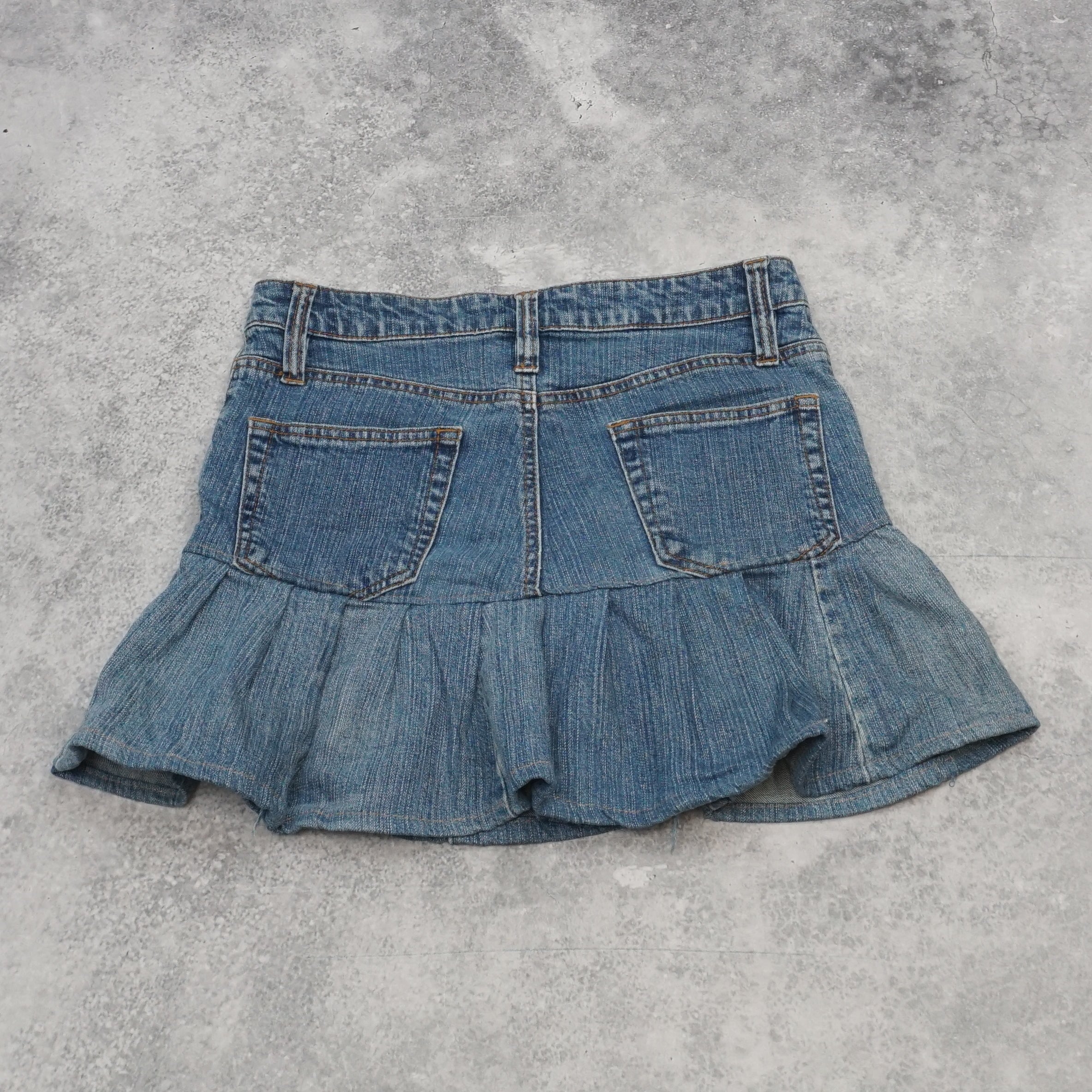 2000s Sunlucas Denim Mini Skirt Mini Skirt