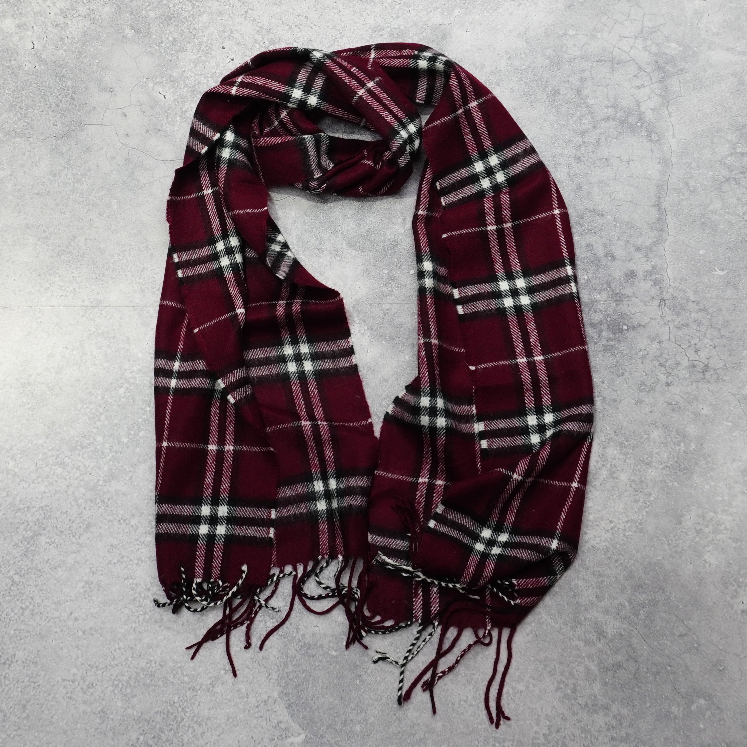90s Burberry's Wool Scarf