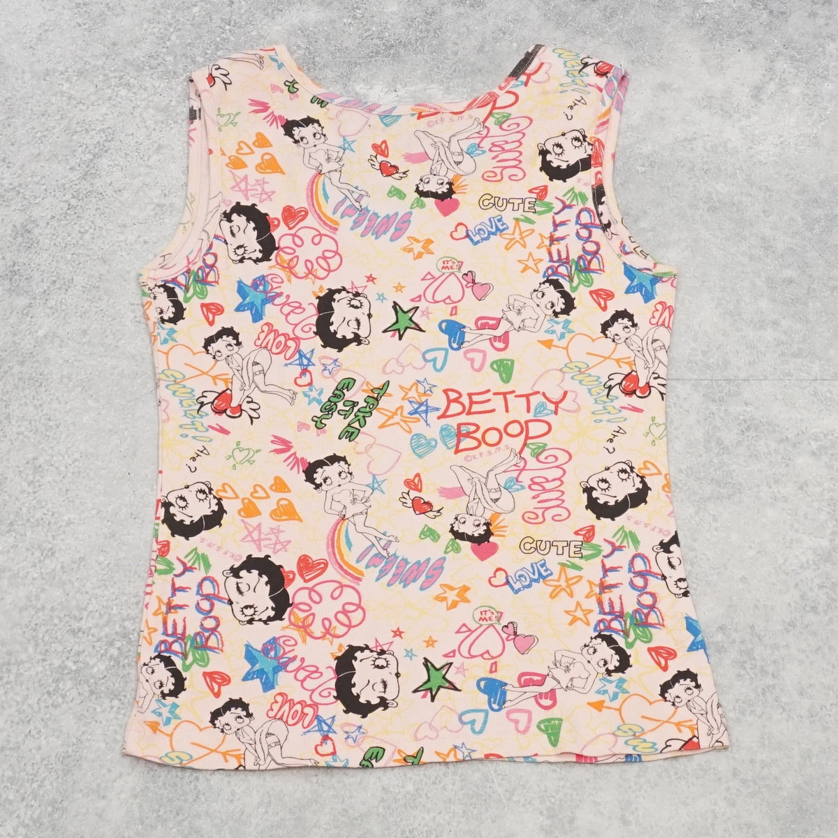 2000s Betty Boop Tank Top Top