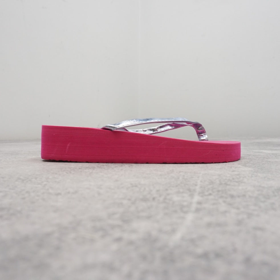 2000s Paul Frank Julius Wedge Platform Shoes Flip Flops
