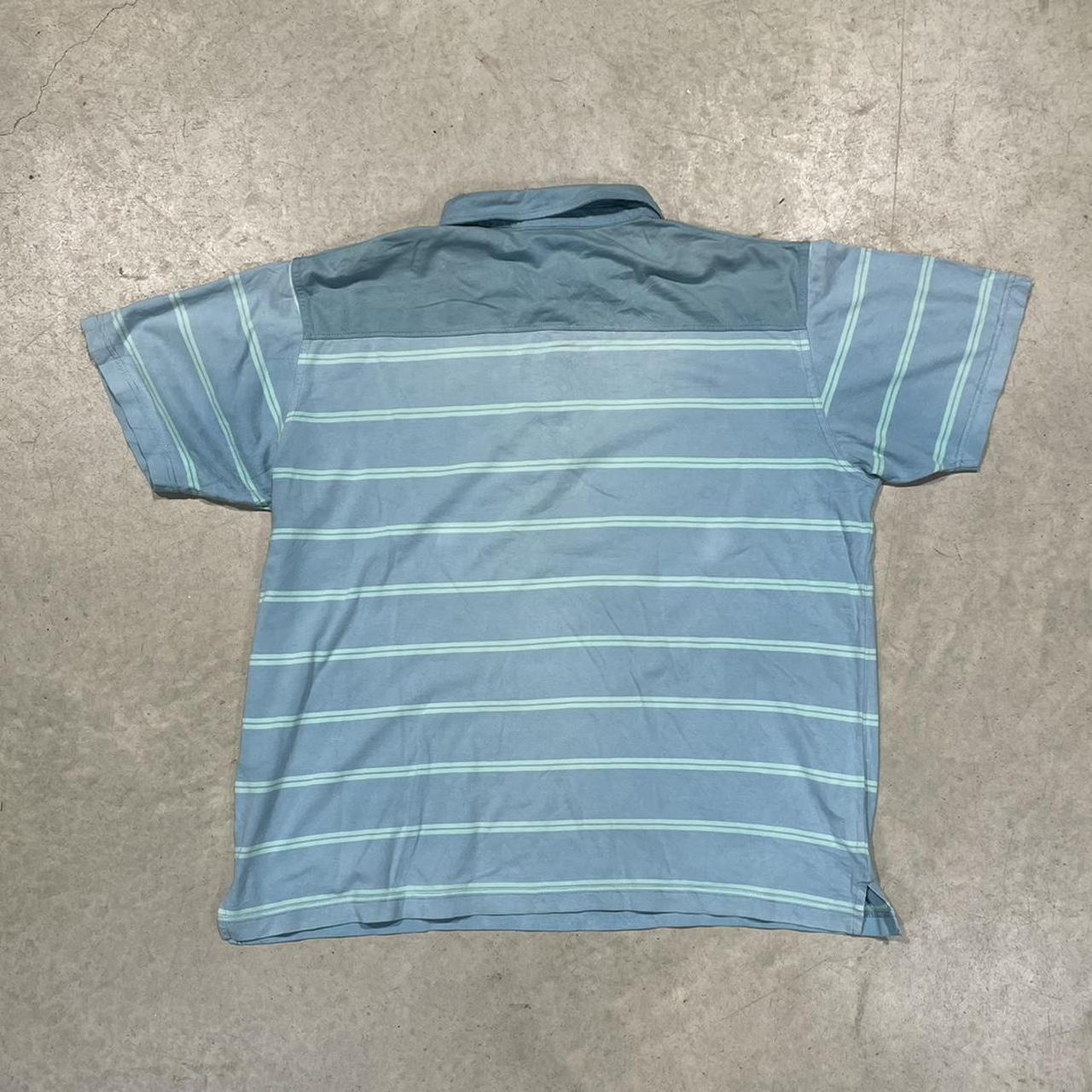 2000s Reebok Striped Polo