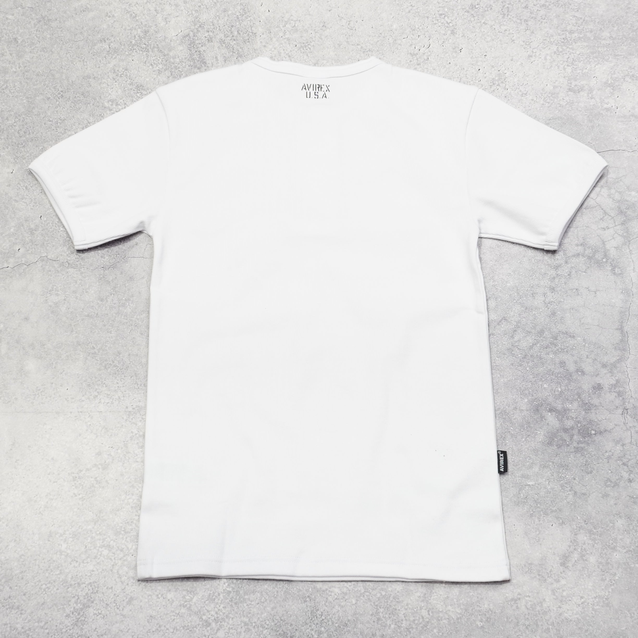 Avirex Ribbed Henley T-Shirt