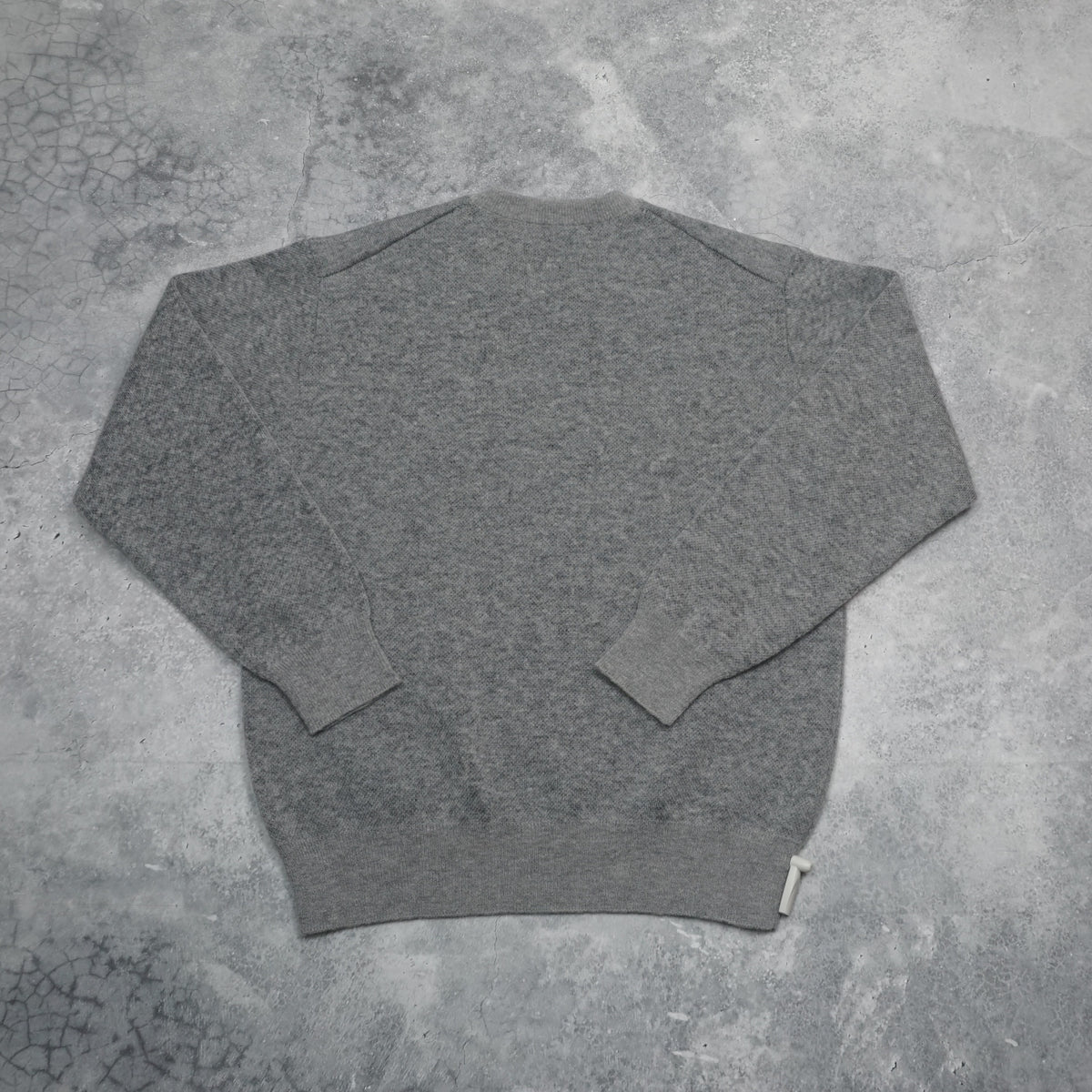 Toga Virilis V-Neck Landscape Jacquard Sweater