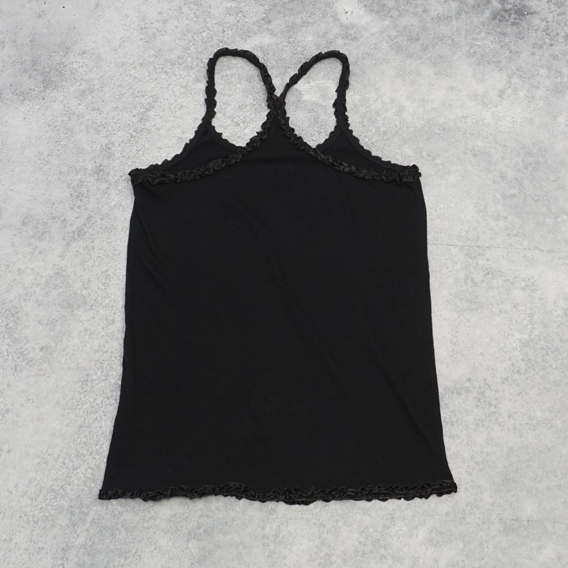 2000s Ruffle Trim Cami Top
