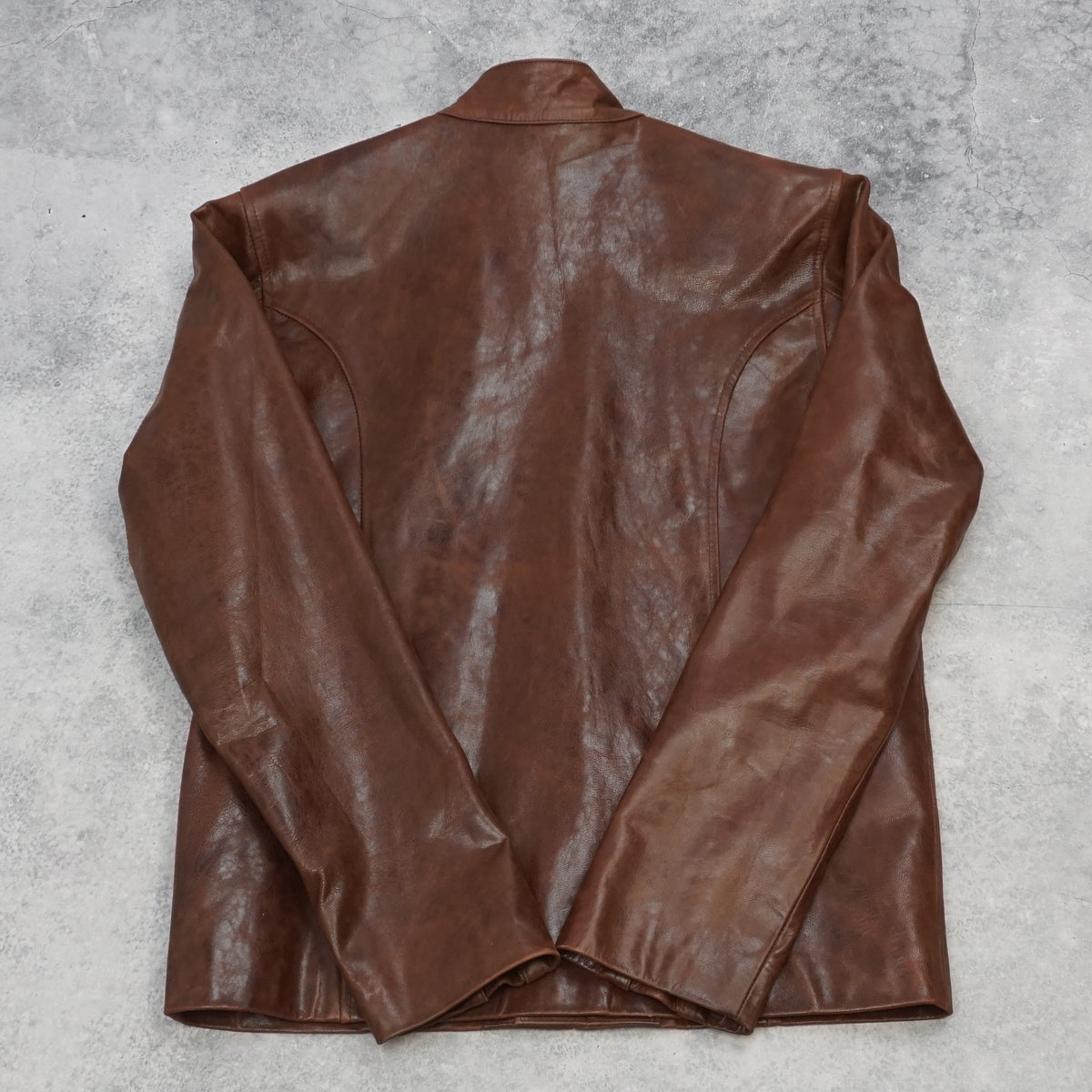 2000s Hugo Boss Racer Leather Jacket