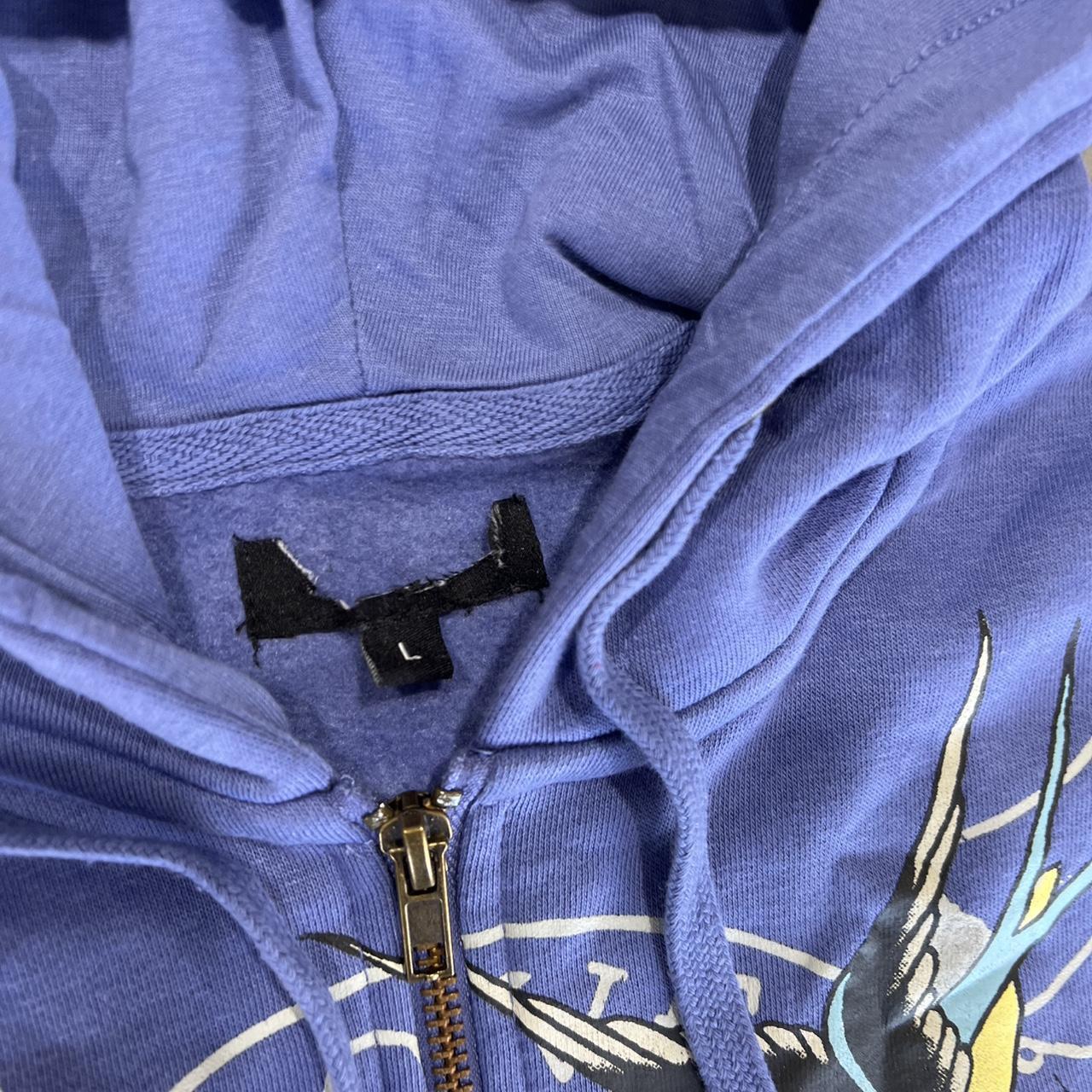 2000s Ed Hardy Graphic Hoodie Zip Up