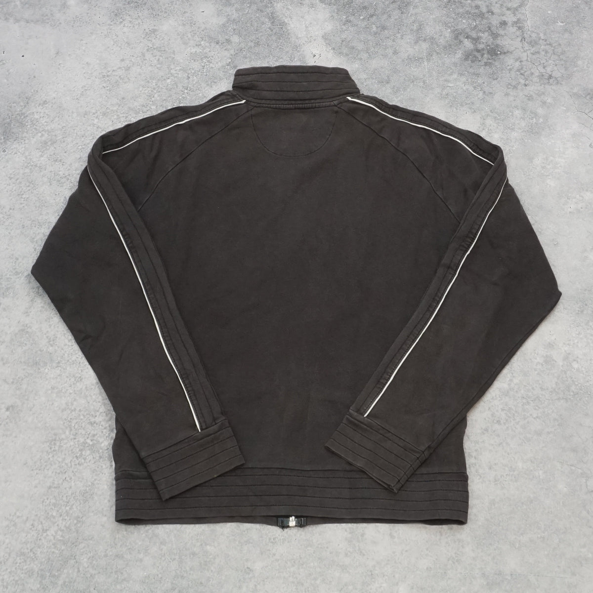 2000s Reebok Colour Block Zip Up Jumper
