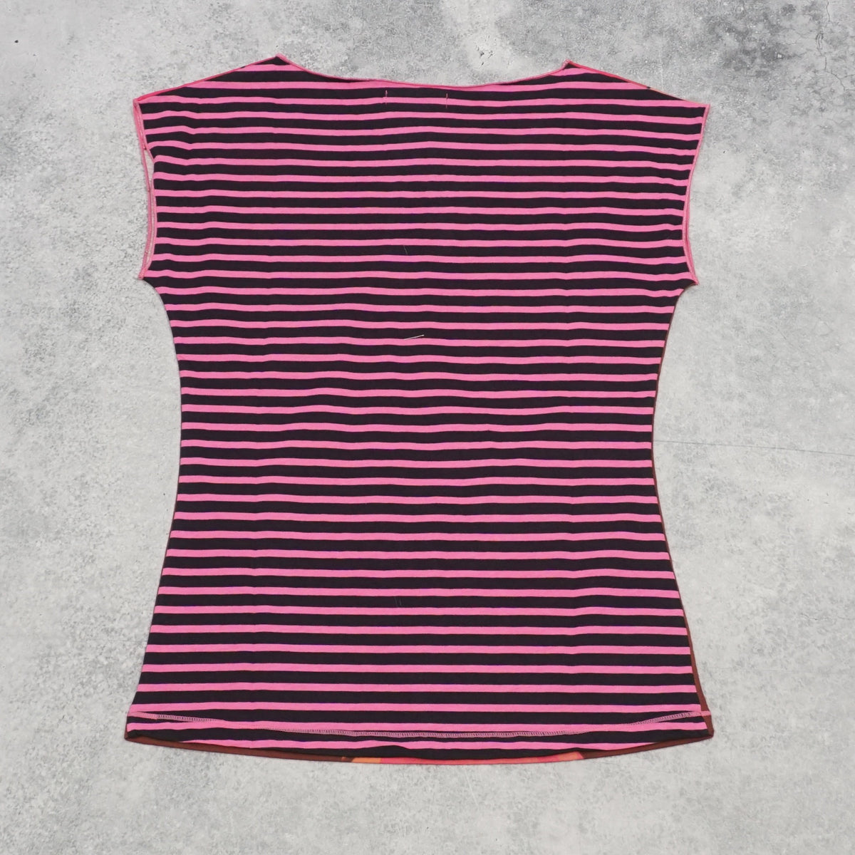 2000s Mirai Fashion Graphic Face Print Top