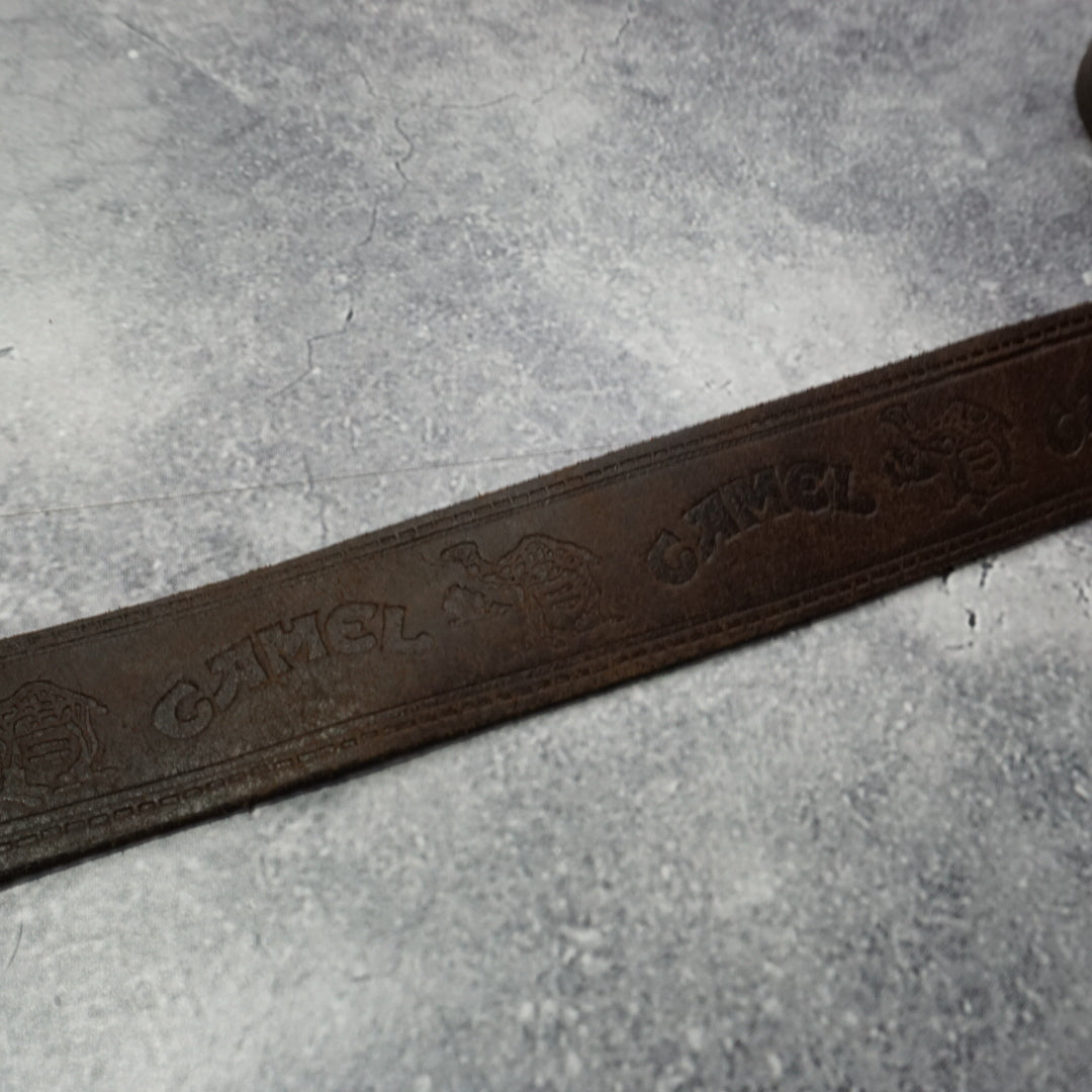 2000s Camel Leather Belt
