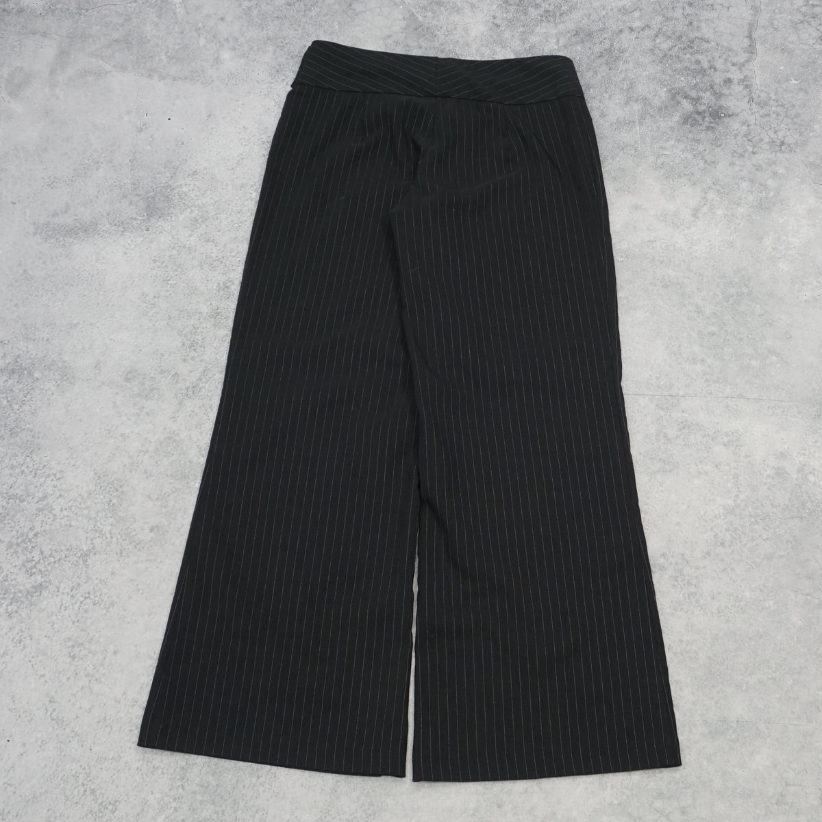 Caroline Morgan Pinstripe Wide Leg Pants
