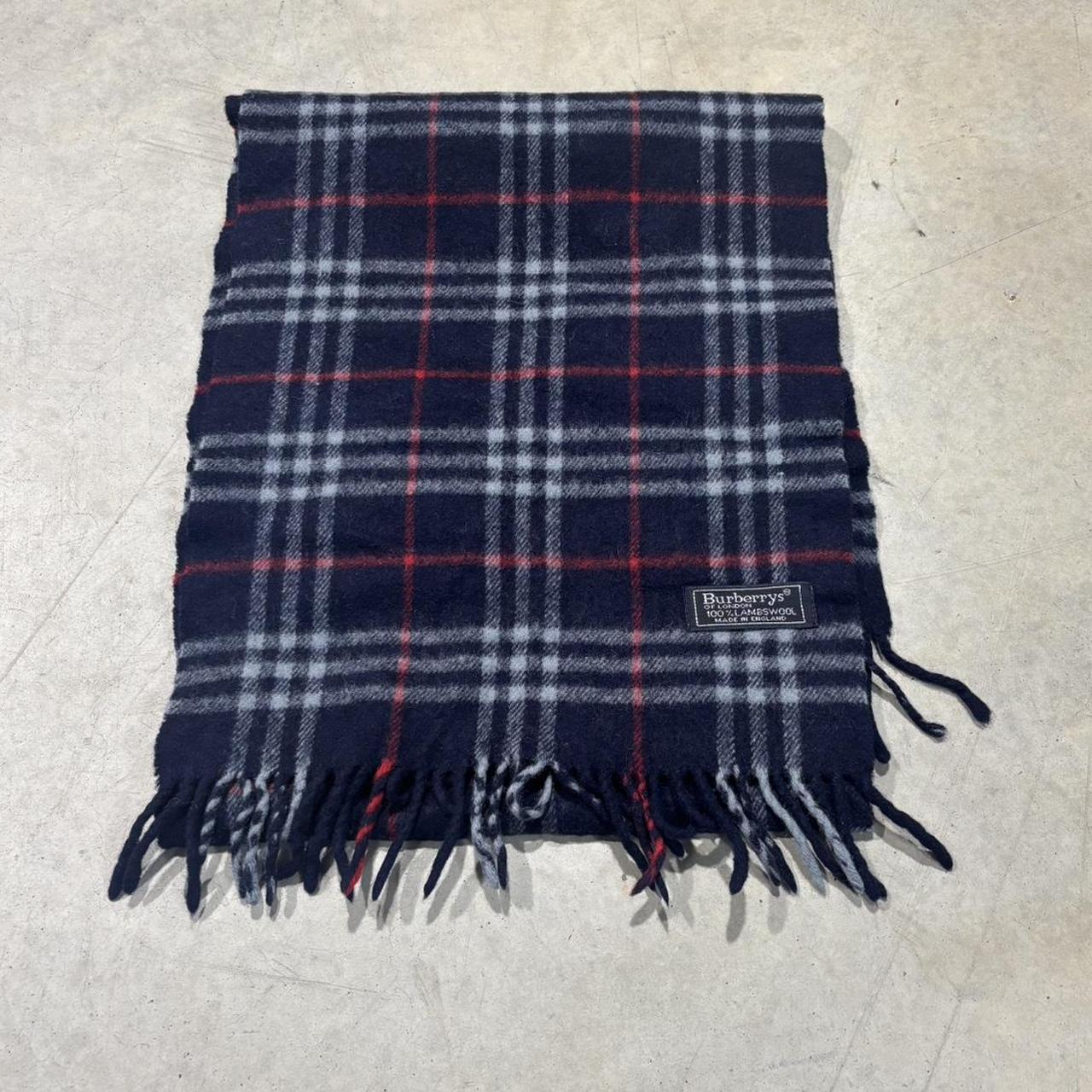 90s Burberrys Woolen Vintage Scarf