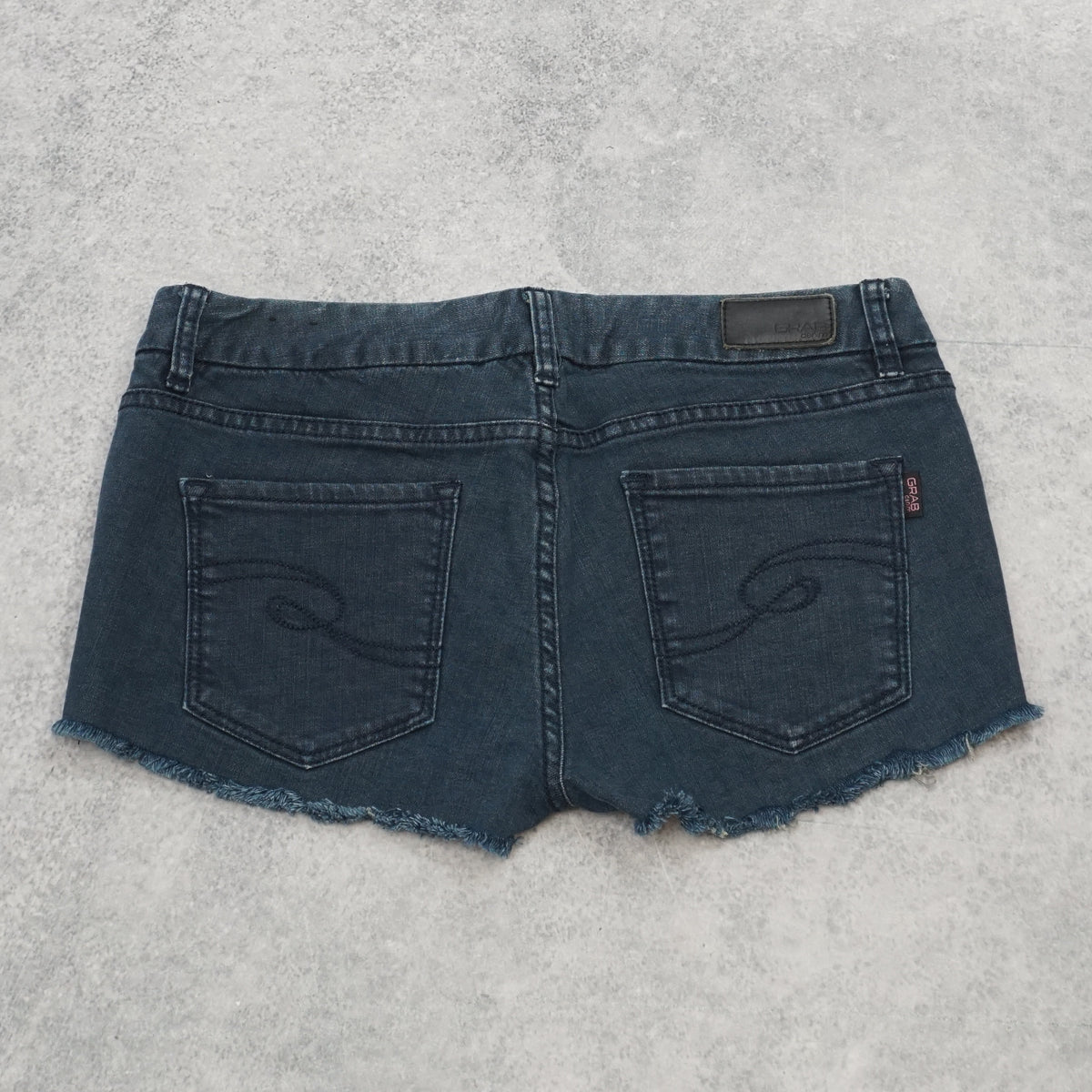 2000s Grab Dark Wash Shorts