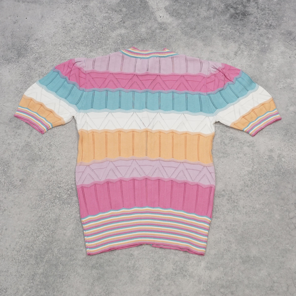 Vivienne Westwood Striped Short Sleeve Cardigan