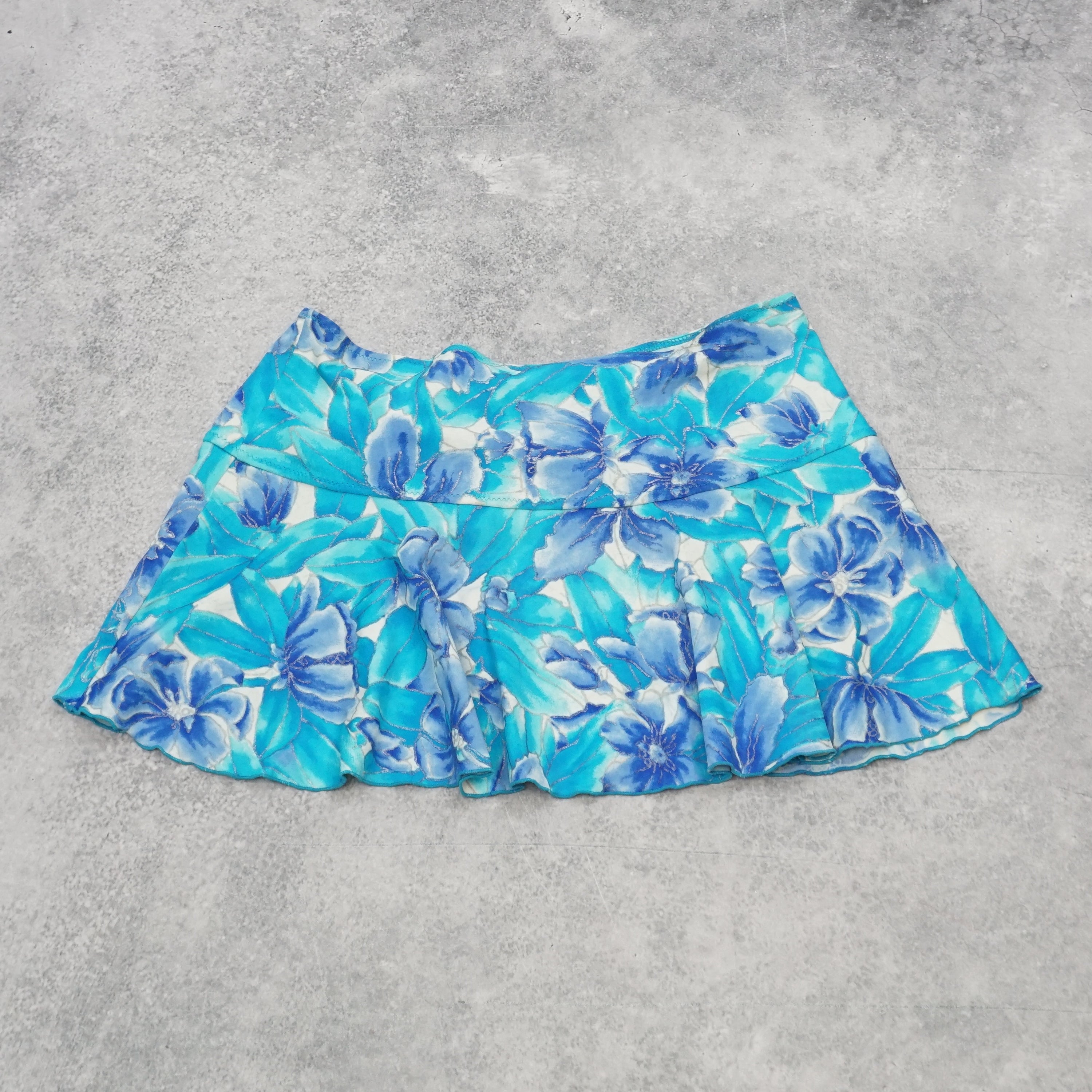 Swim Floral Skirt