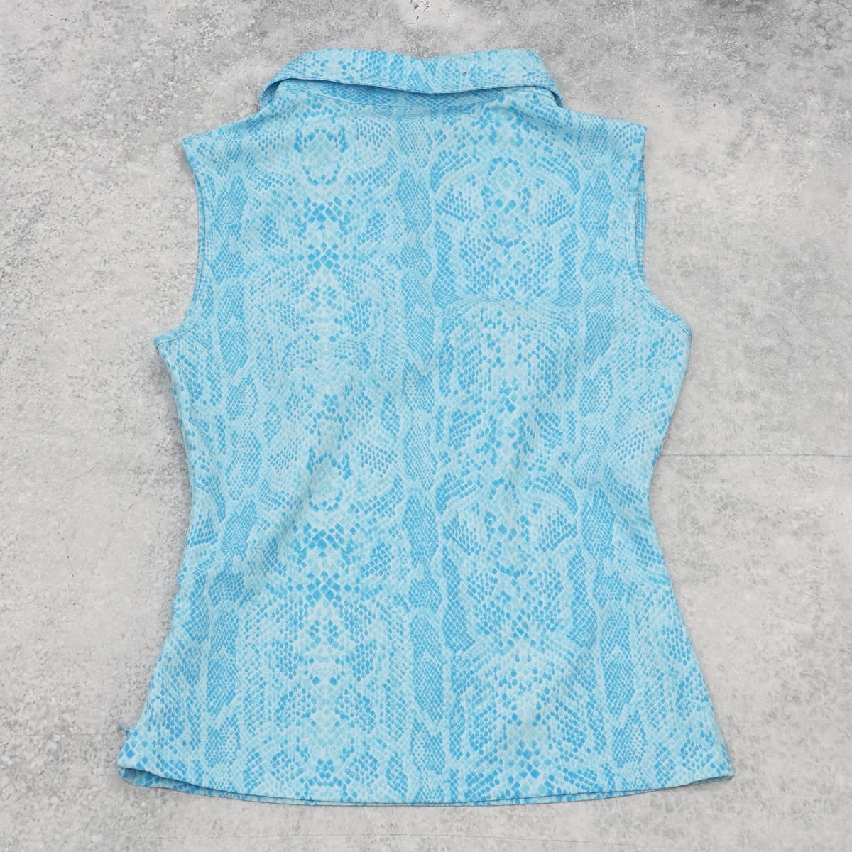 2000s Cecil Mc Bee Snakeskin Blouse