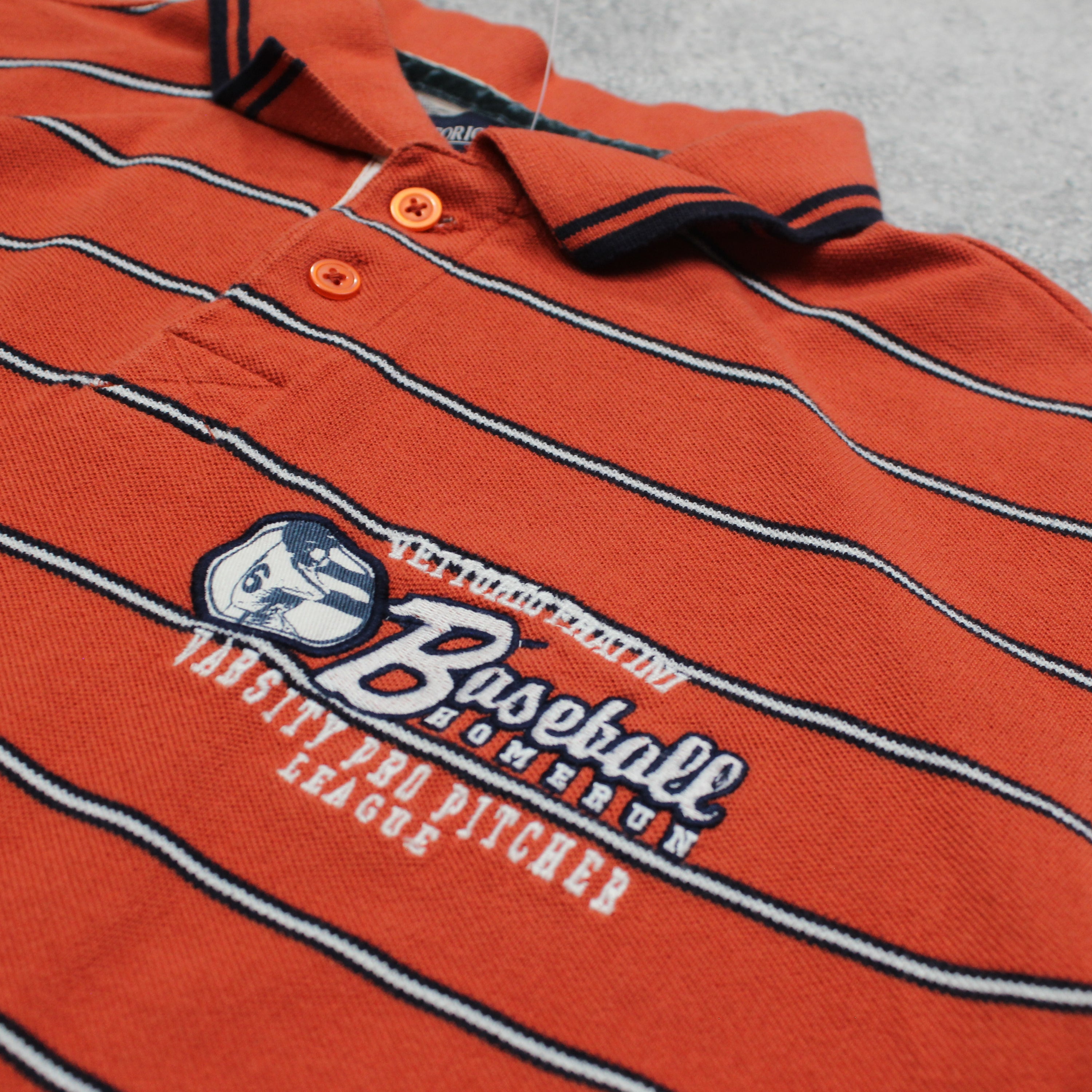 Vettorio Fratini Baseball Embroidered Polo