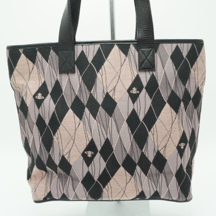 Vivienne Westwood Argyle Patterned Handbag