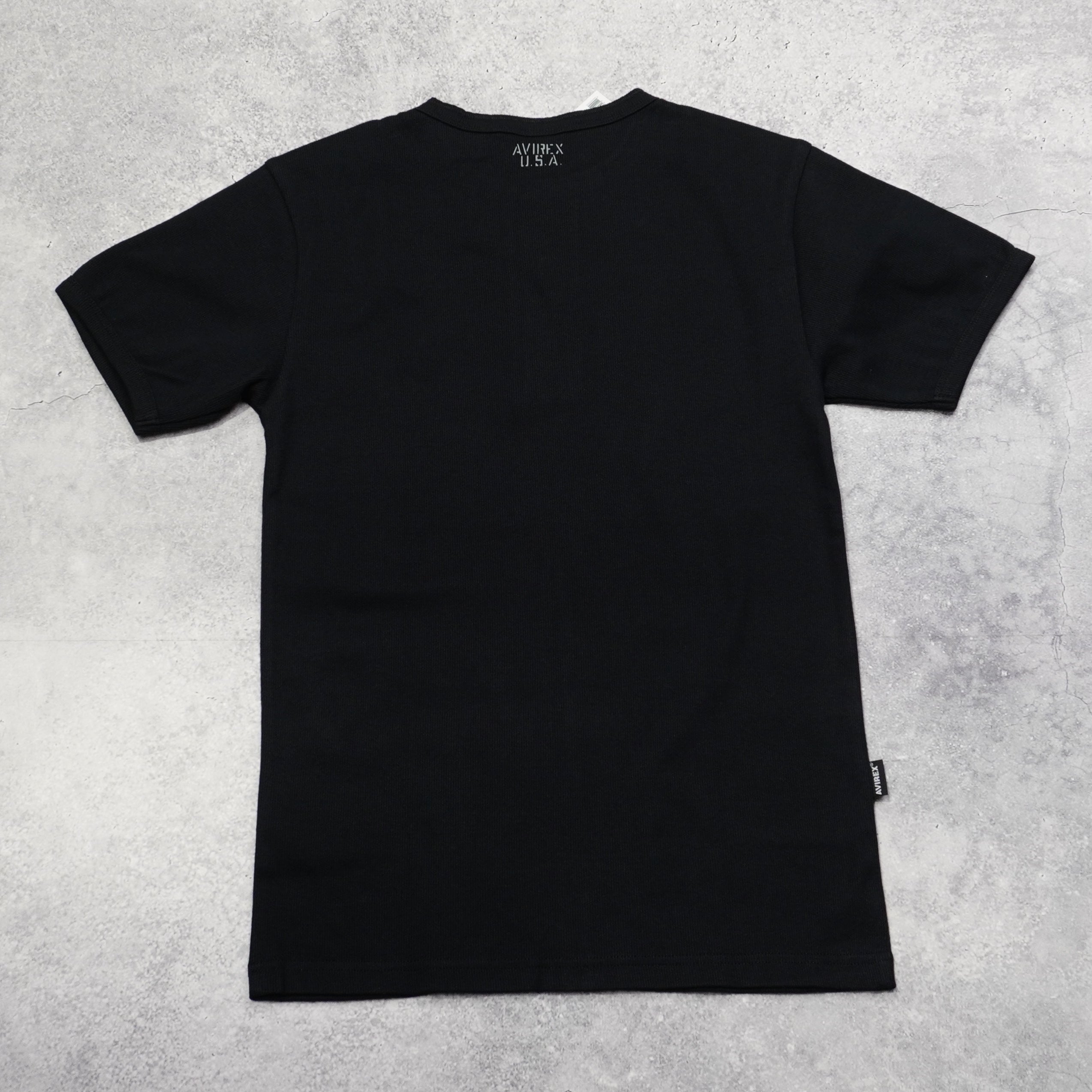 Avirex Ribbed Short Sleeve T-Shirt