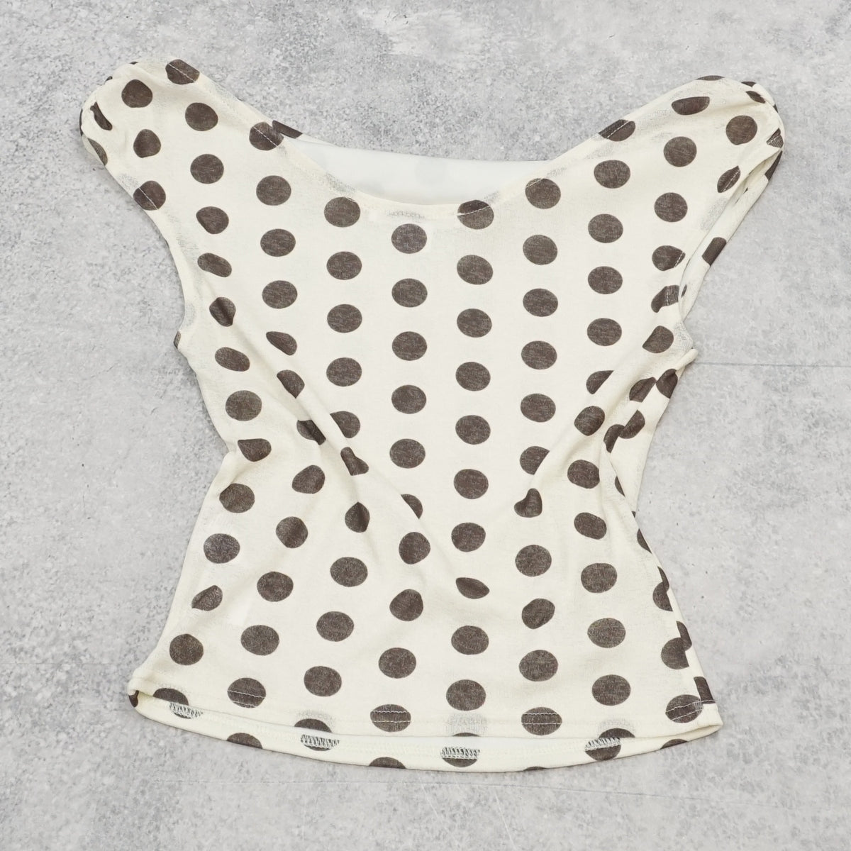 Silence + Noise Polka Dot Fitted Top