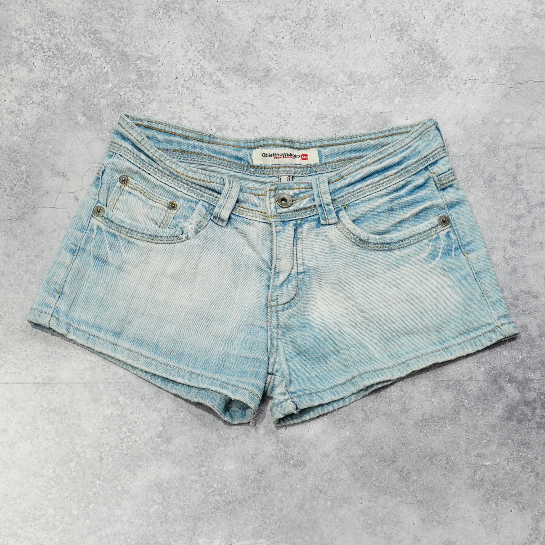 2000s Obiettivo Indutry Denim Shorts