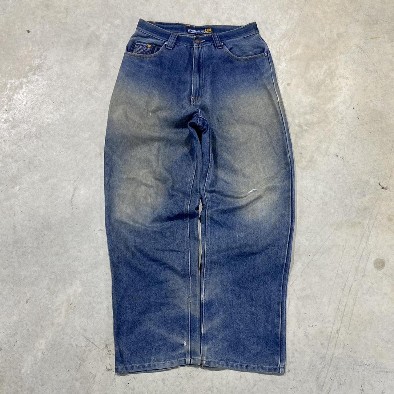 2000s Alphanumeric Relaxed Jeans