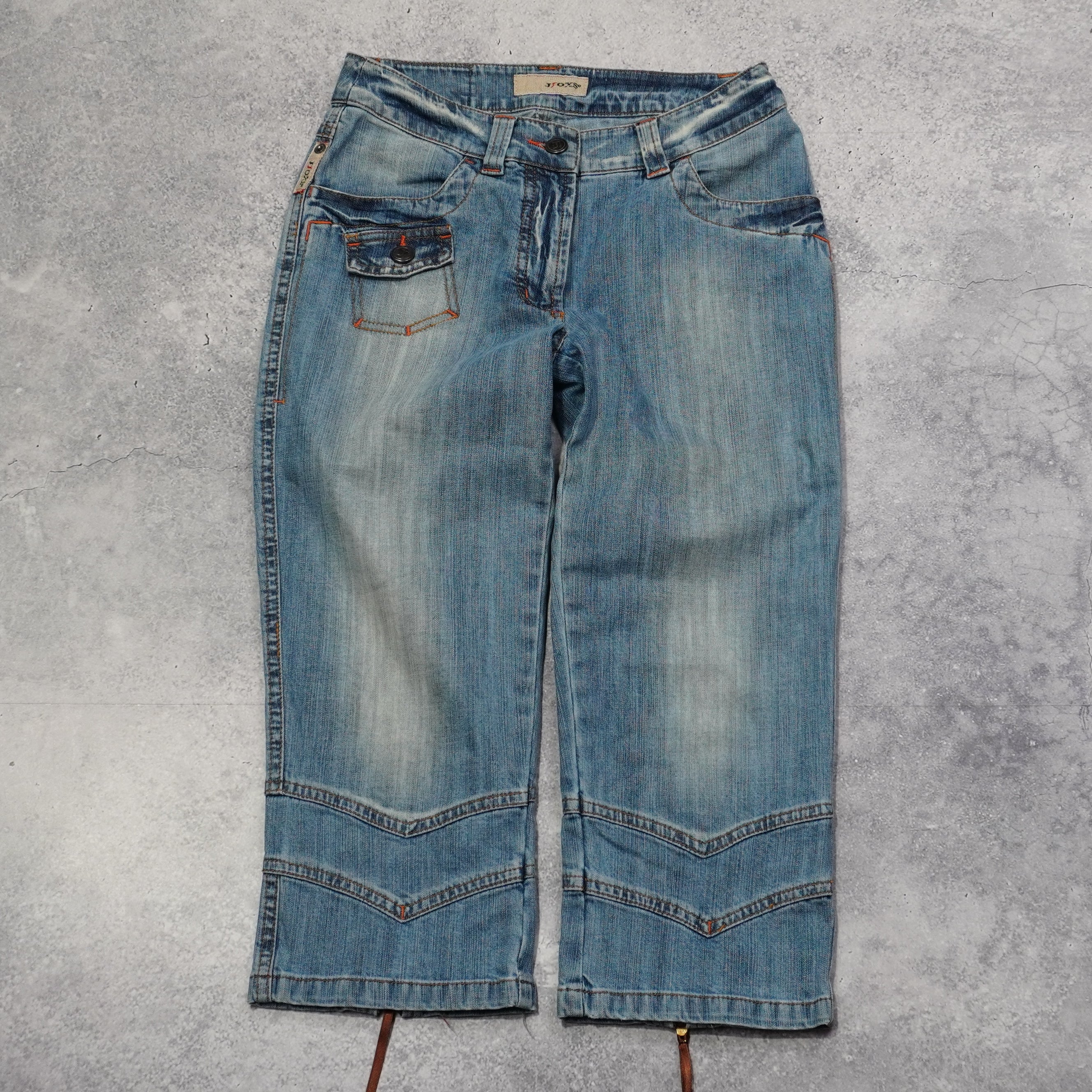 2000s Jox's Embellished Capri Jeans
