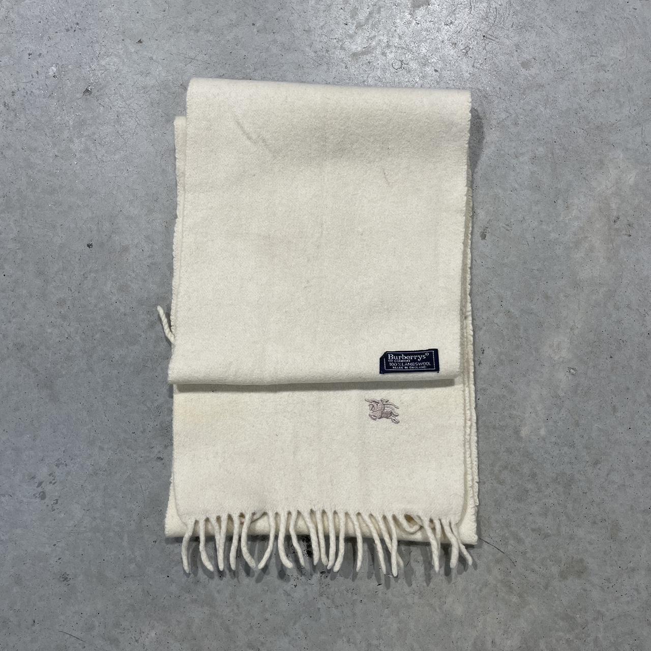 90s Burberrys Wool Scarf