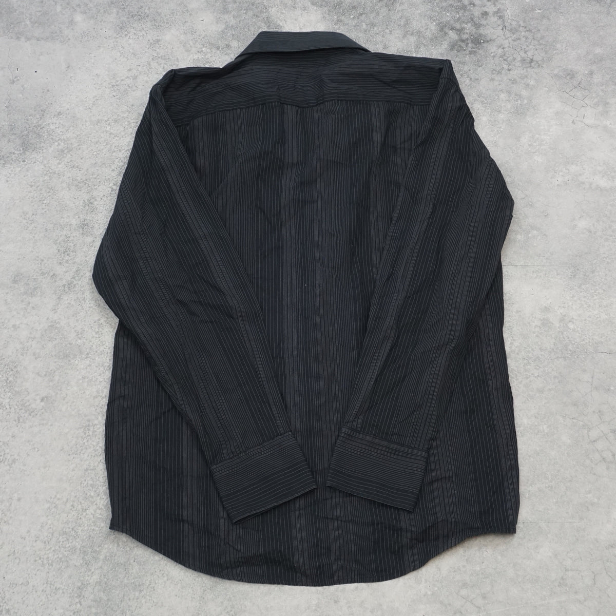 2000s Target Graphic Pinstripe Shirt