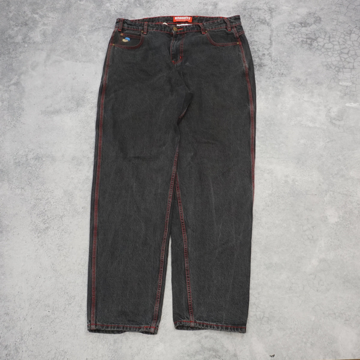 Butter Goods Baggiest Red Stitch Jeans