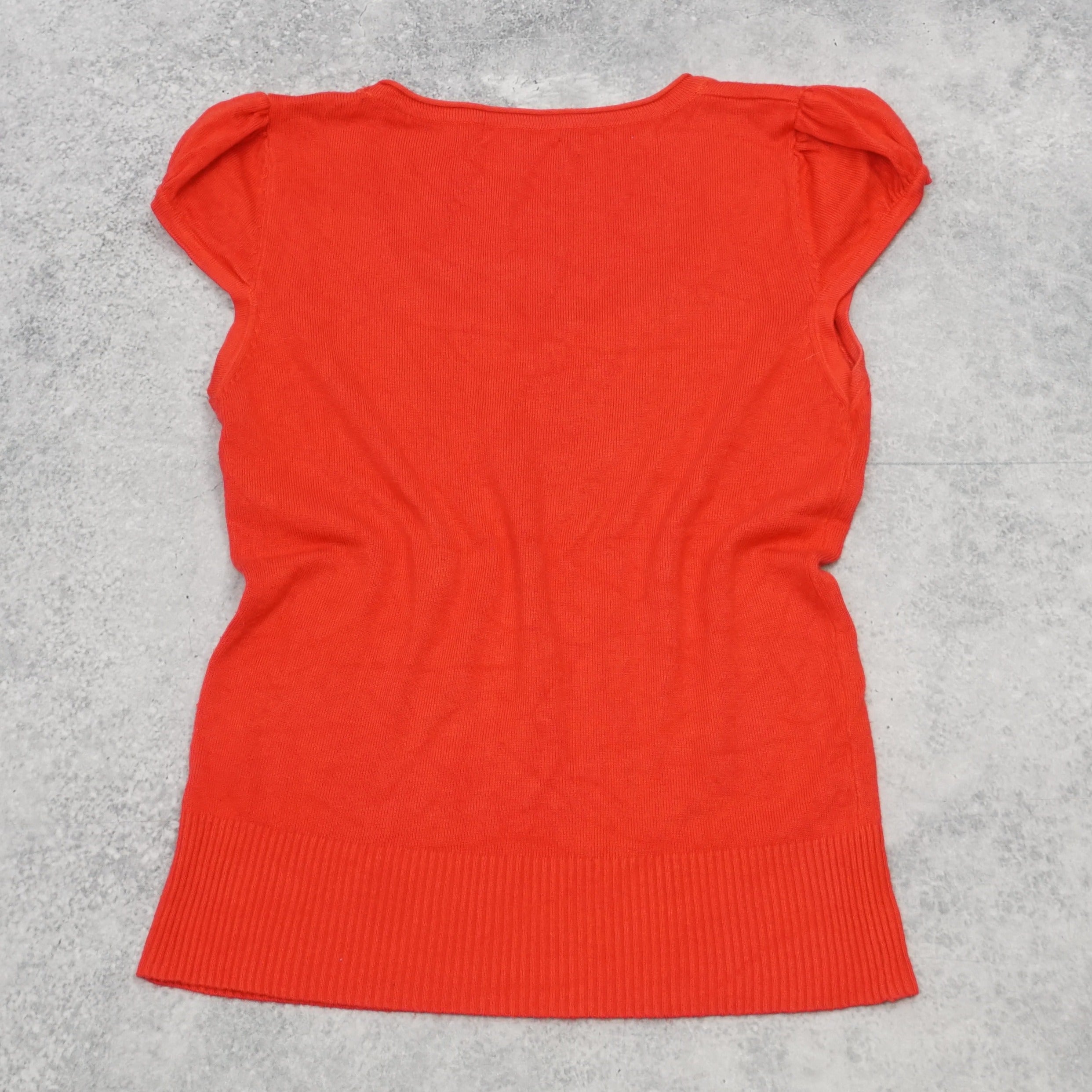 Ses Cap Sleeve Knit Top
