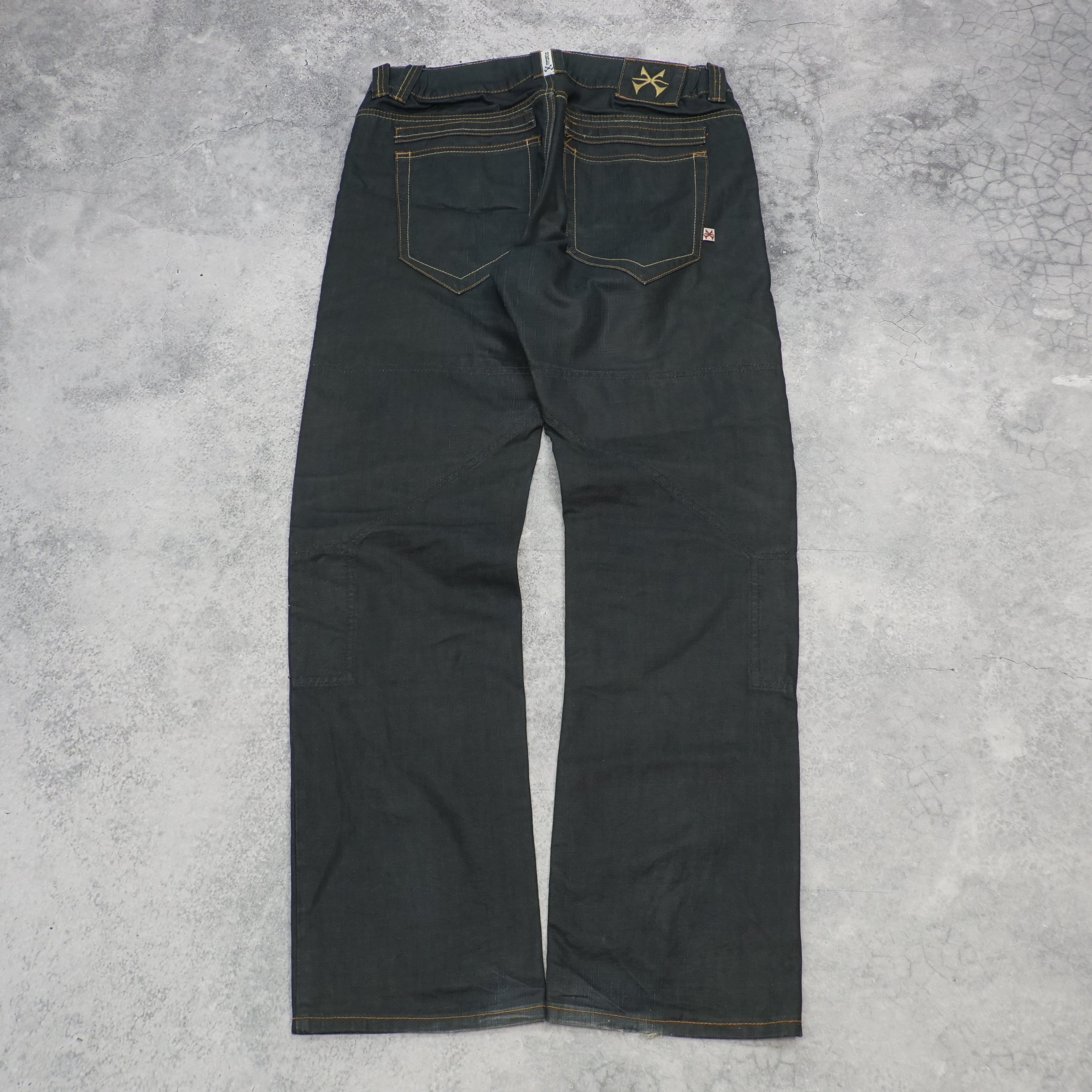 2000s Hornee Jeans Dark Wash Contrast Stitch Jeans