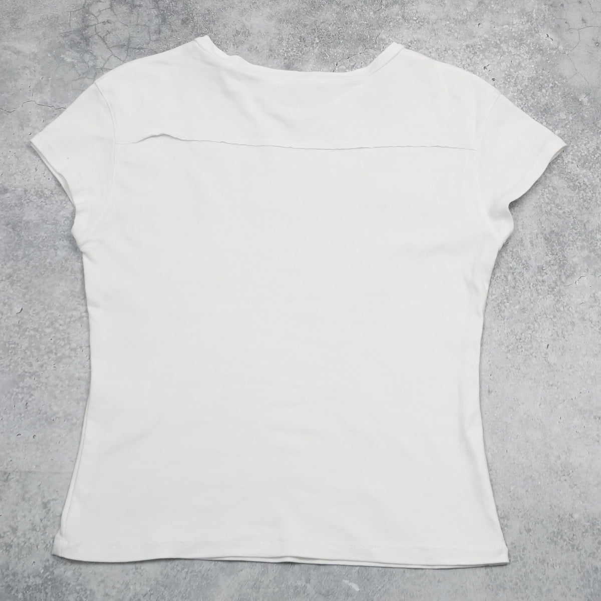 DKNY Spellout Graphic Fitted T-Shirt