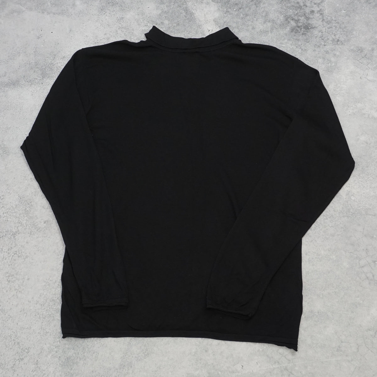 Armani Collezioni Silk Blend Long Sleeve Polo Knit